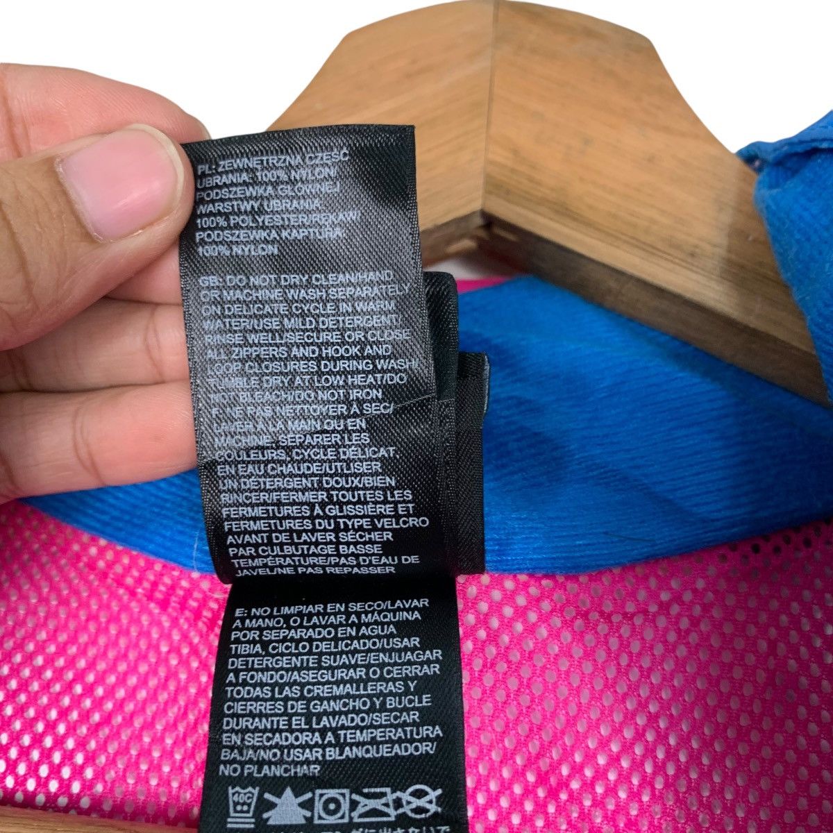 The North Face THE NORTH FACE Blue Hoodie Jacket Rain Jacket #1241-C56 Size S / US 4 / IT 40 - 21 Thumbnail