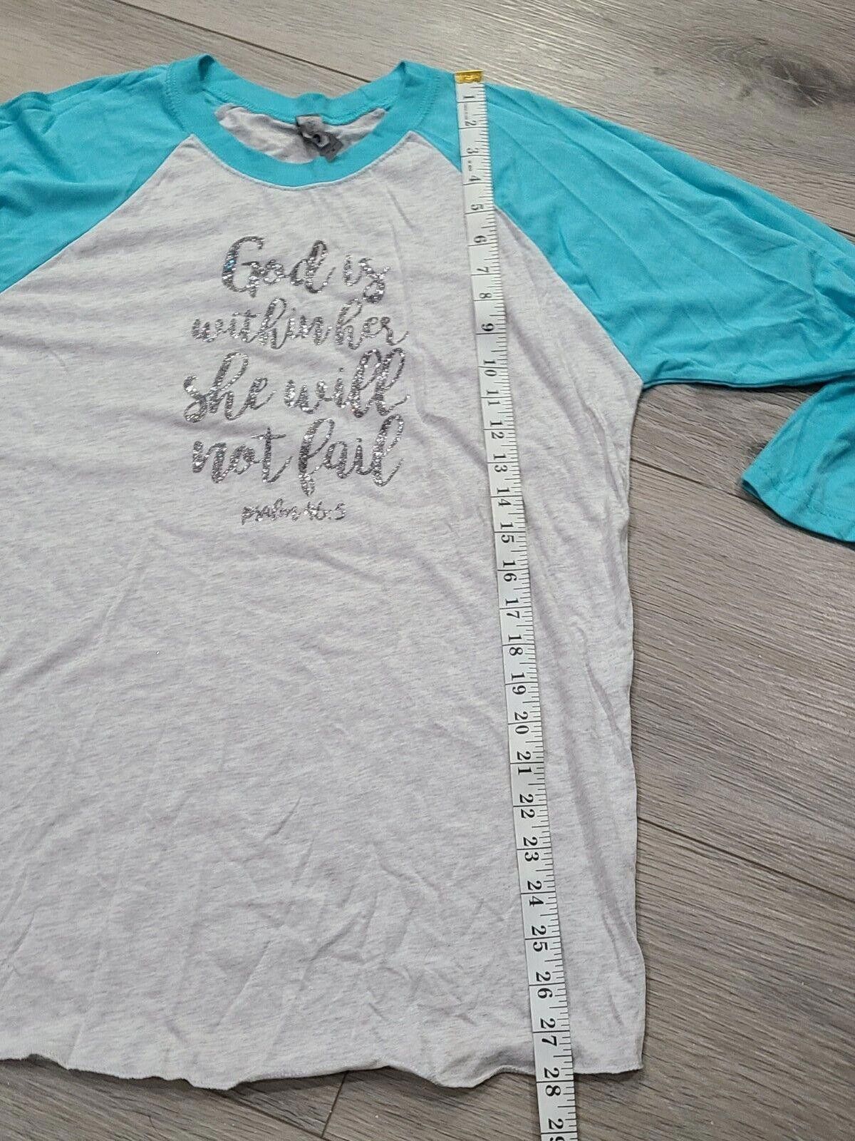 Designer Next Level Apparel Shirt Medium Spiritual Psalm 46.5 Size US M / EU 48-50 / 2 - 5 Thumbnail