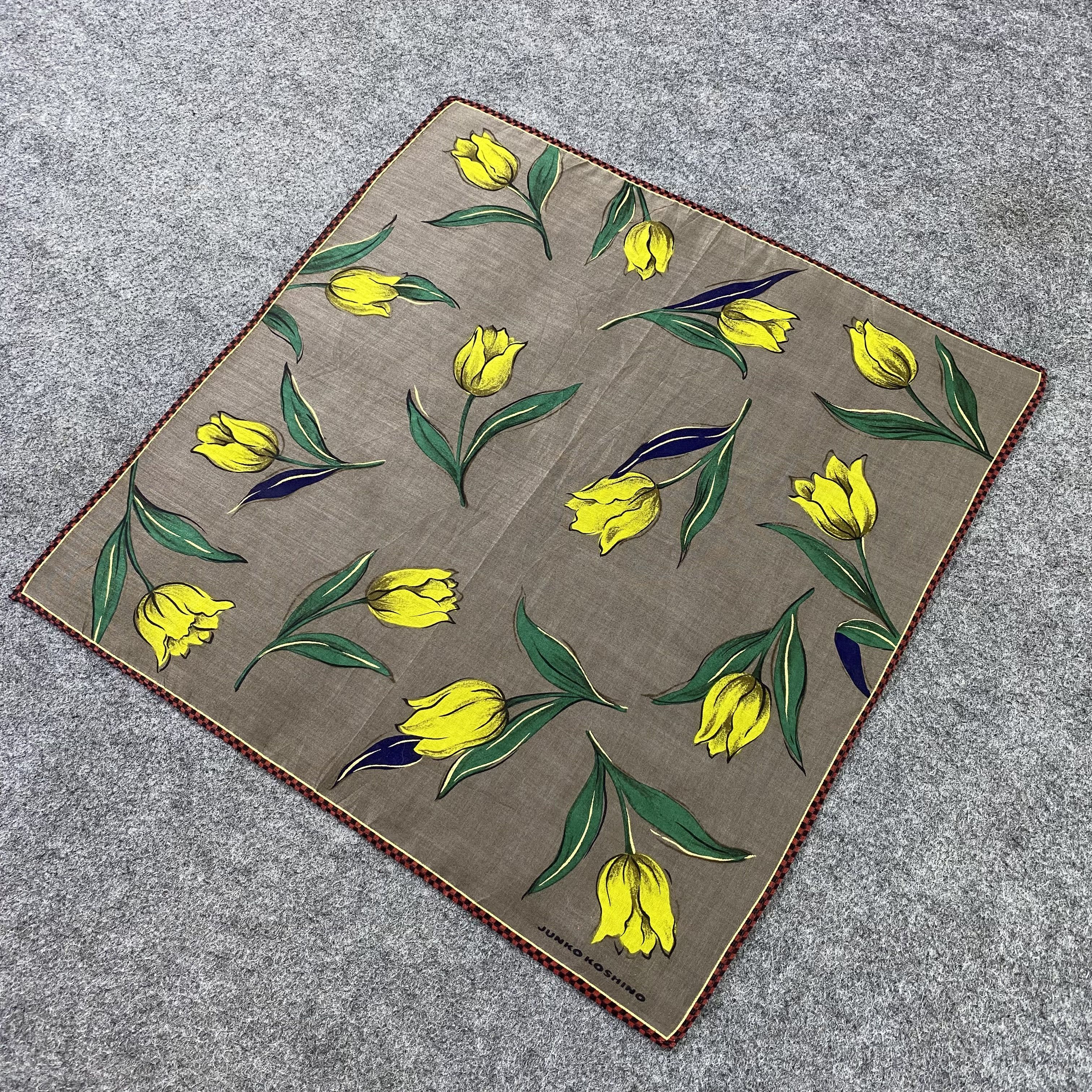 Japanese Brand Junko Koshino Handkerchief / Bandana / Neckerchief-B1232 Size ONE SIZE - 4 Thumbnail