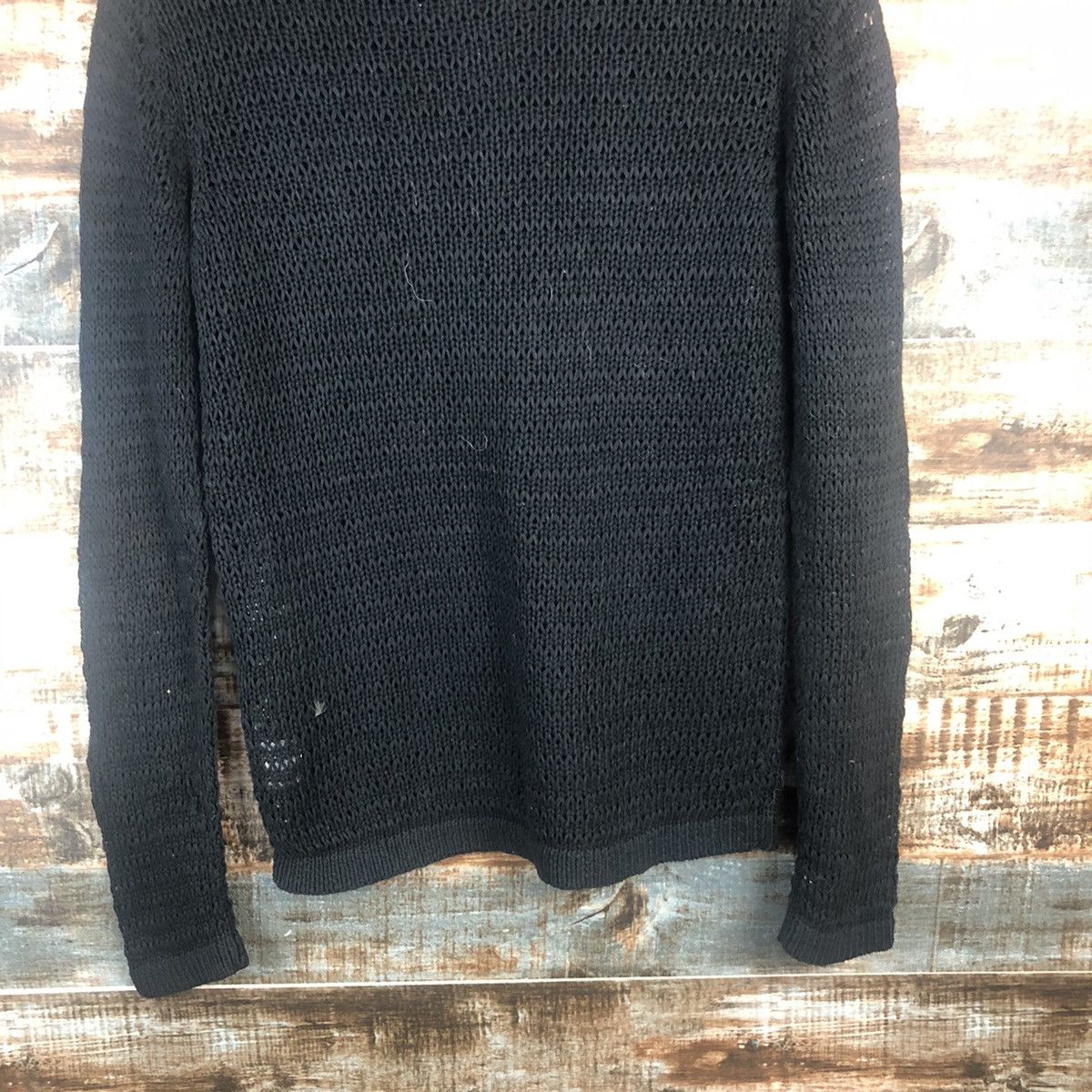 Vintage DL Uniqlo crochet Black Knitwear #C547 Size M / US 6-8 / IT 42-44 - 16 Thumbnail
