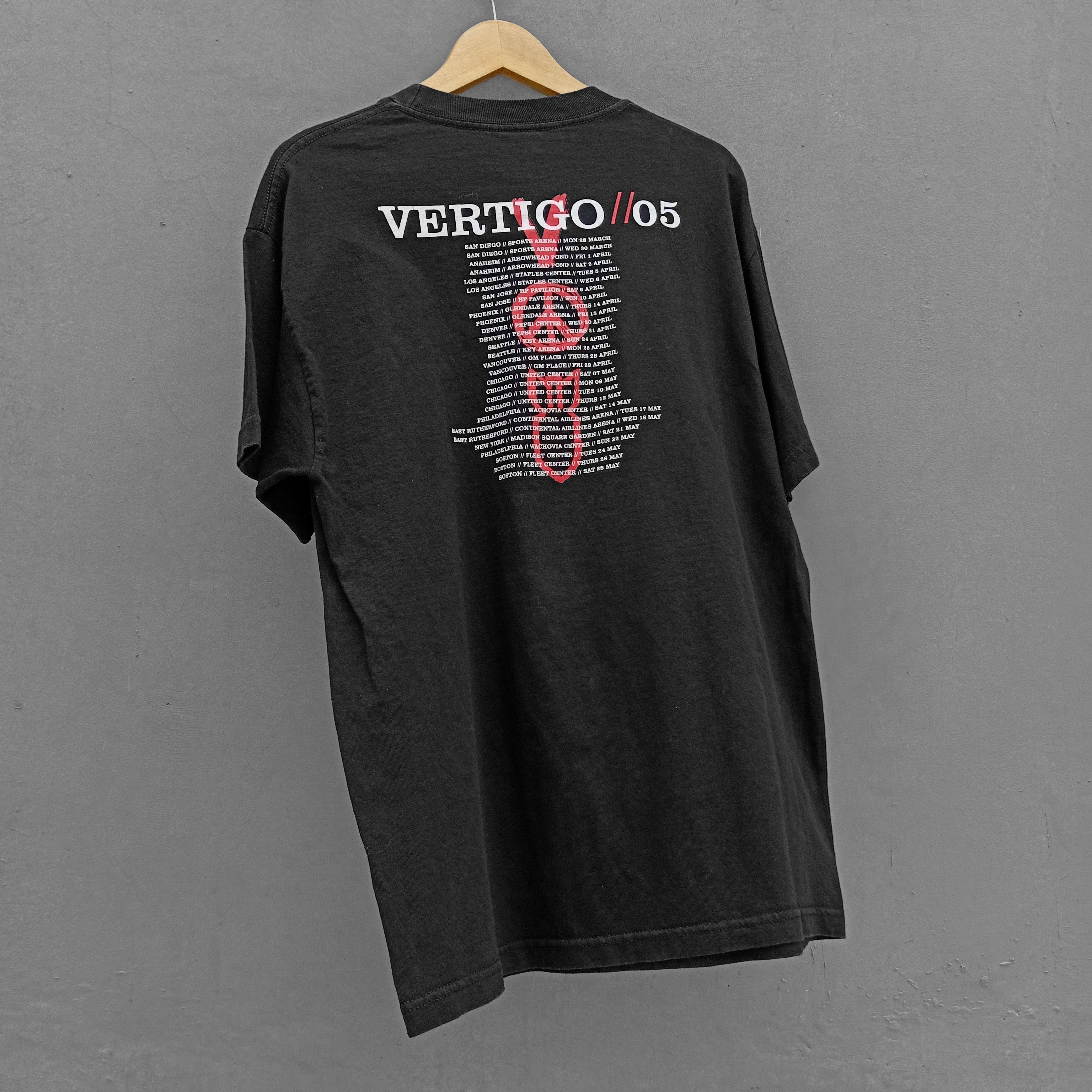 Band Tees vintage Y2K U2 vertigo 05 tour t shirt Size US L / EU 52-54 / 3 - 1 Thumbnail