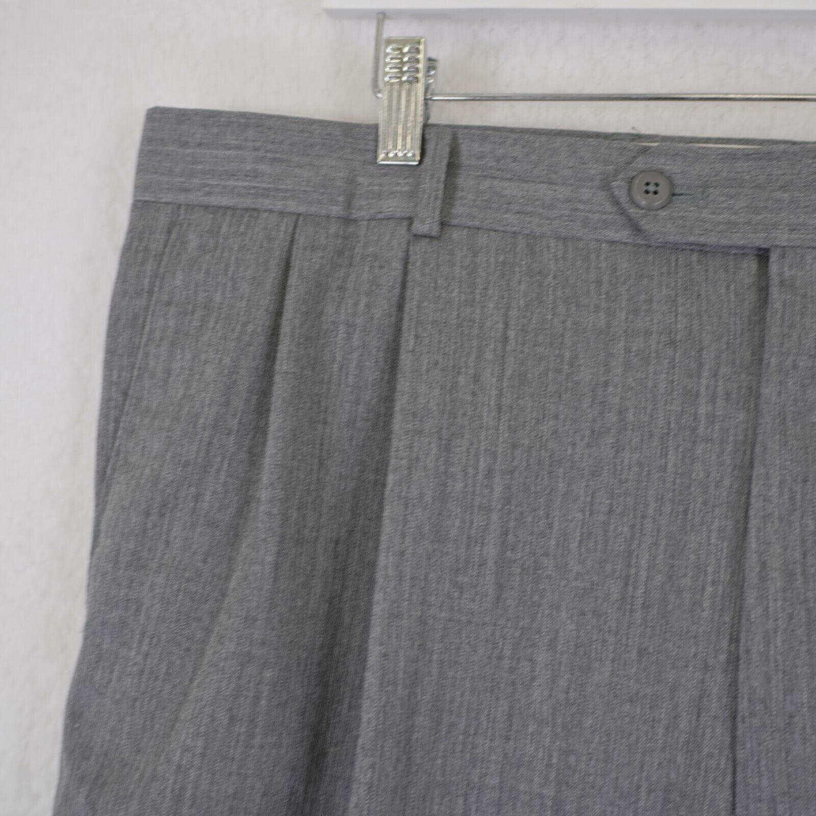 Joseph & Feiss Joseph & Feiss International Twill Wool Blend Gray 38/34 Dre Size 38L - 3 Thumbnail