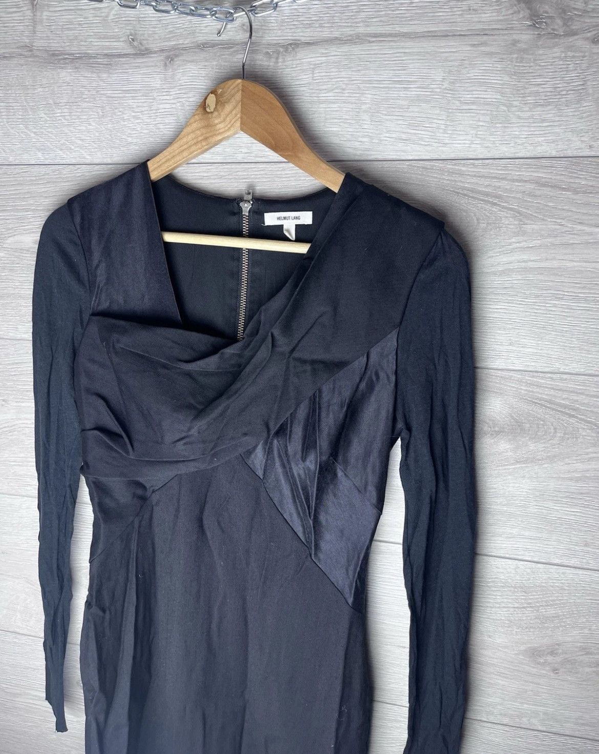 Helmut Lang Women’s black dress Helmut Lang size 4 Y2K Size S / US 4 / IT 40 - 2 Thumbnail