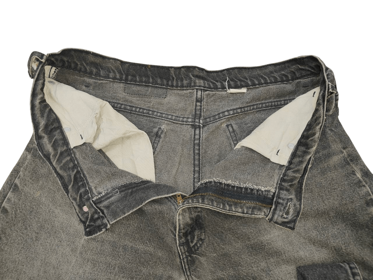 Levi's 90s Vintage Levi's 550 Charcoal Black Orange Tab Denim Size US 38 / EU 54 - 6 Thumbnail