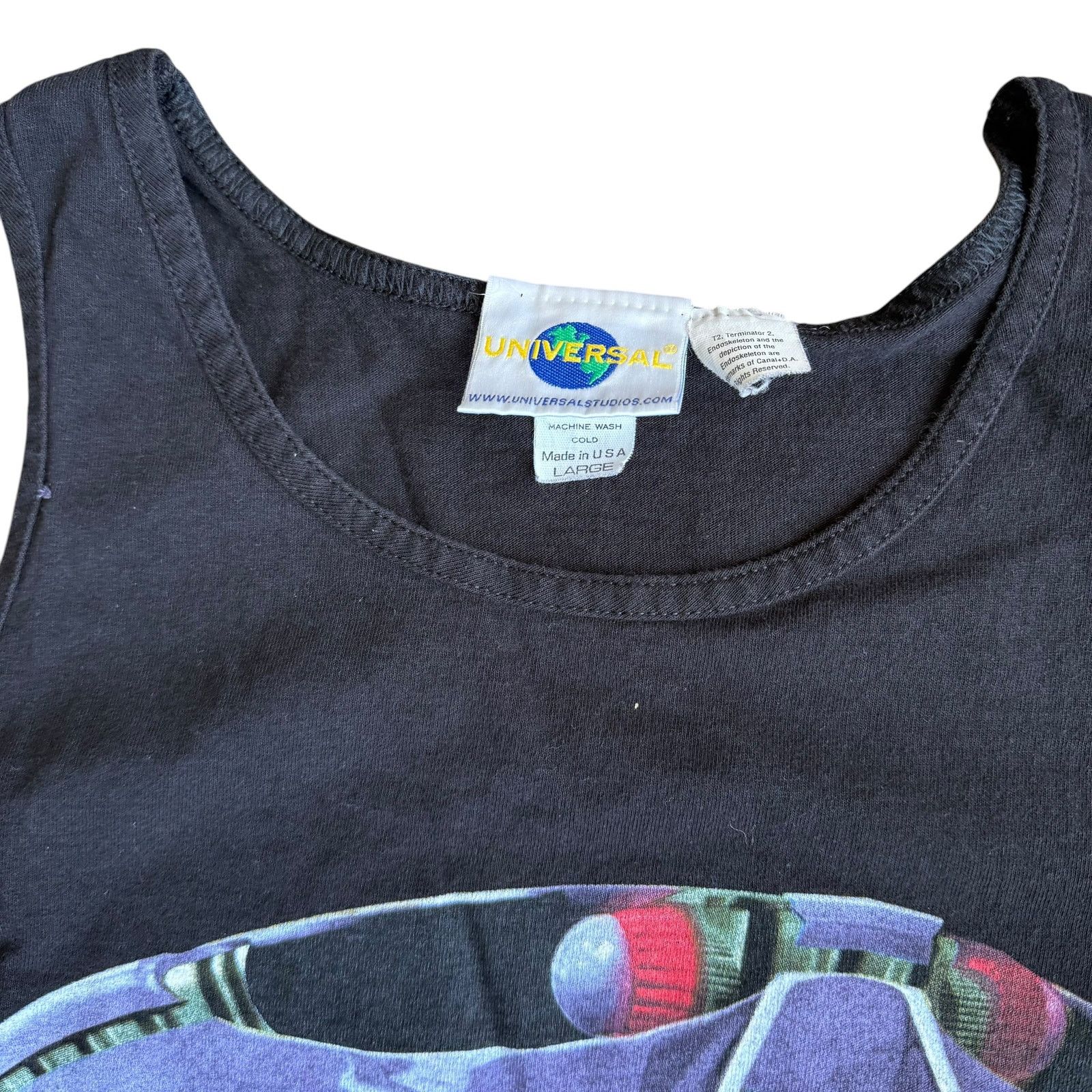 Universal Studios Vintage Terminator T2 3D Universal Studios Tank Top Large Size US L / EU 52-54 / 3 - 3 Thumbnail