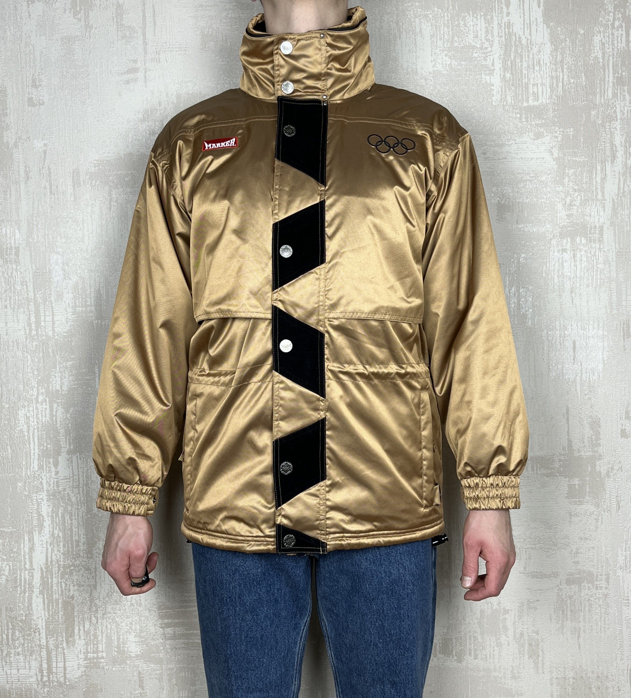 Market × USA Olympics × Vintage Vintage Olympics Games Big Logo Marker Winter Jacket Size US XS / EU 42 / 0 - 7 Thumbnail