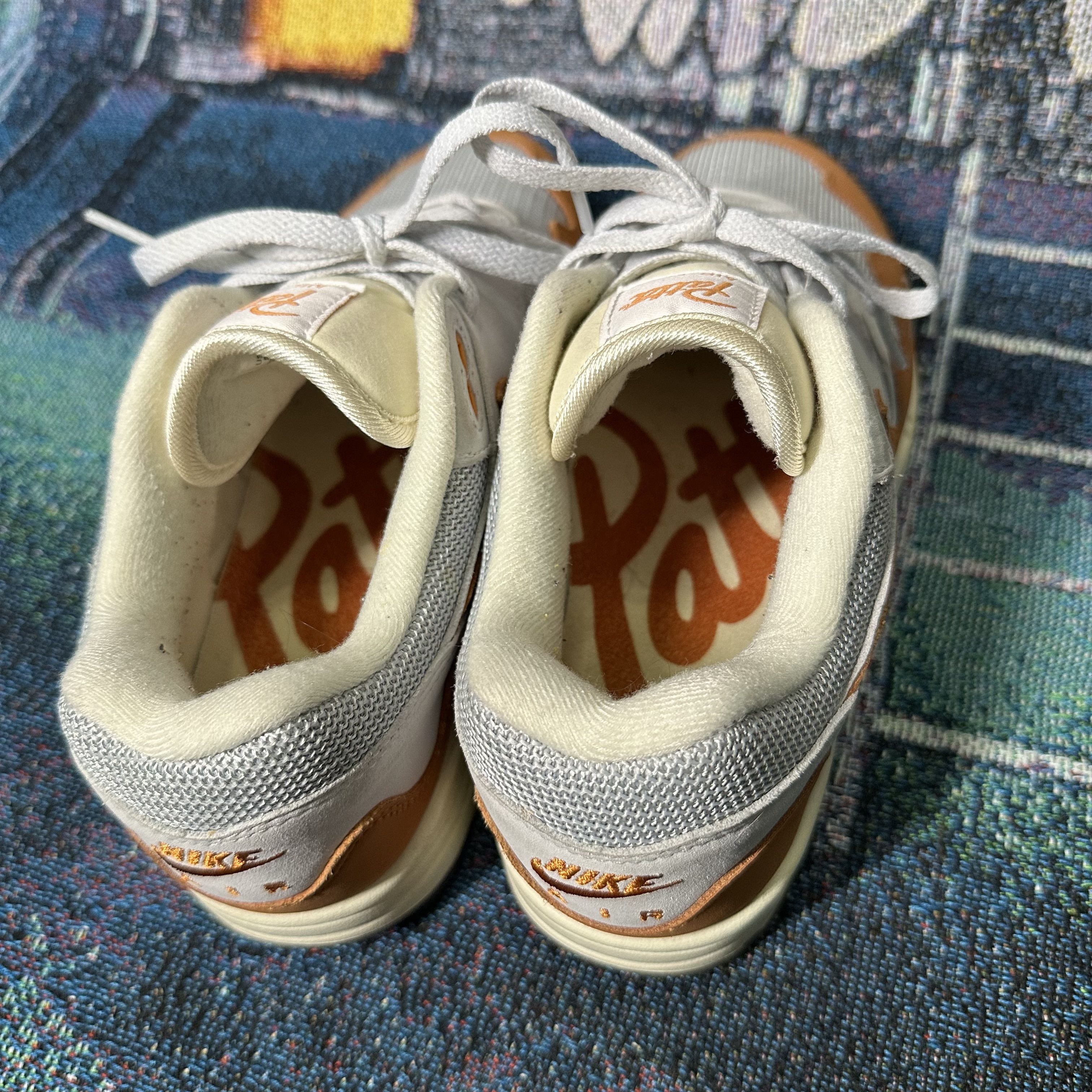 Nike × Patta Nike x Patta Air Max 1 Orange Size 8 W/ Bracelet Size US 8 / EU 41 - 6 Thumbnail
