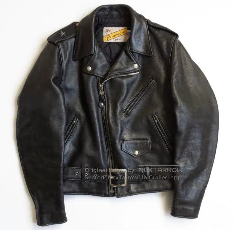 Schott Schott Black leather coat Size US M / EU 48-50 / 2 - 3 Thumbnail