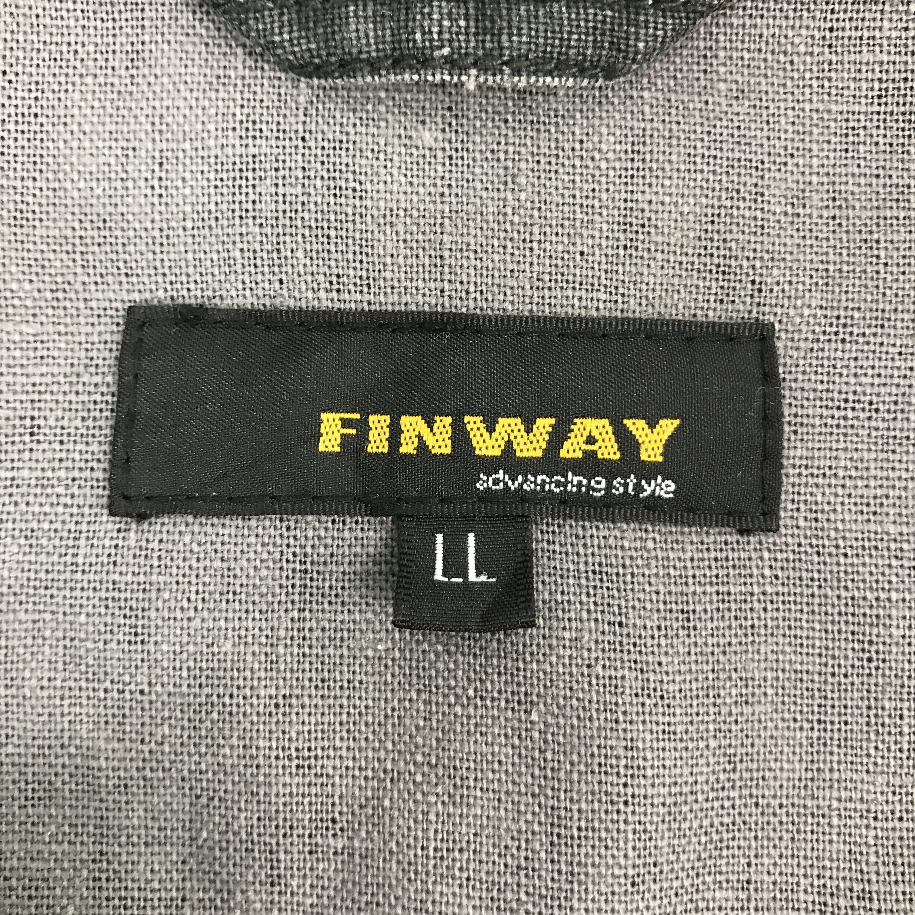 Japanese Brand JAPAN PUNK JACKET BLACK FADED FINWAY ZIPPER JACKET Size US L / EU 52-54 / 3 - 11 Thumbnail
