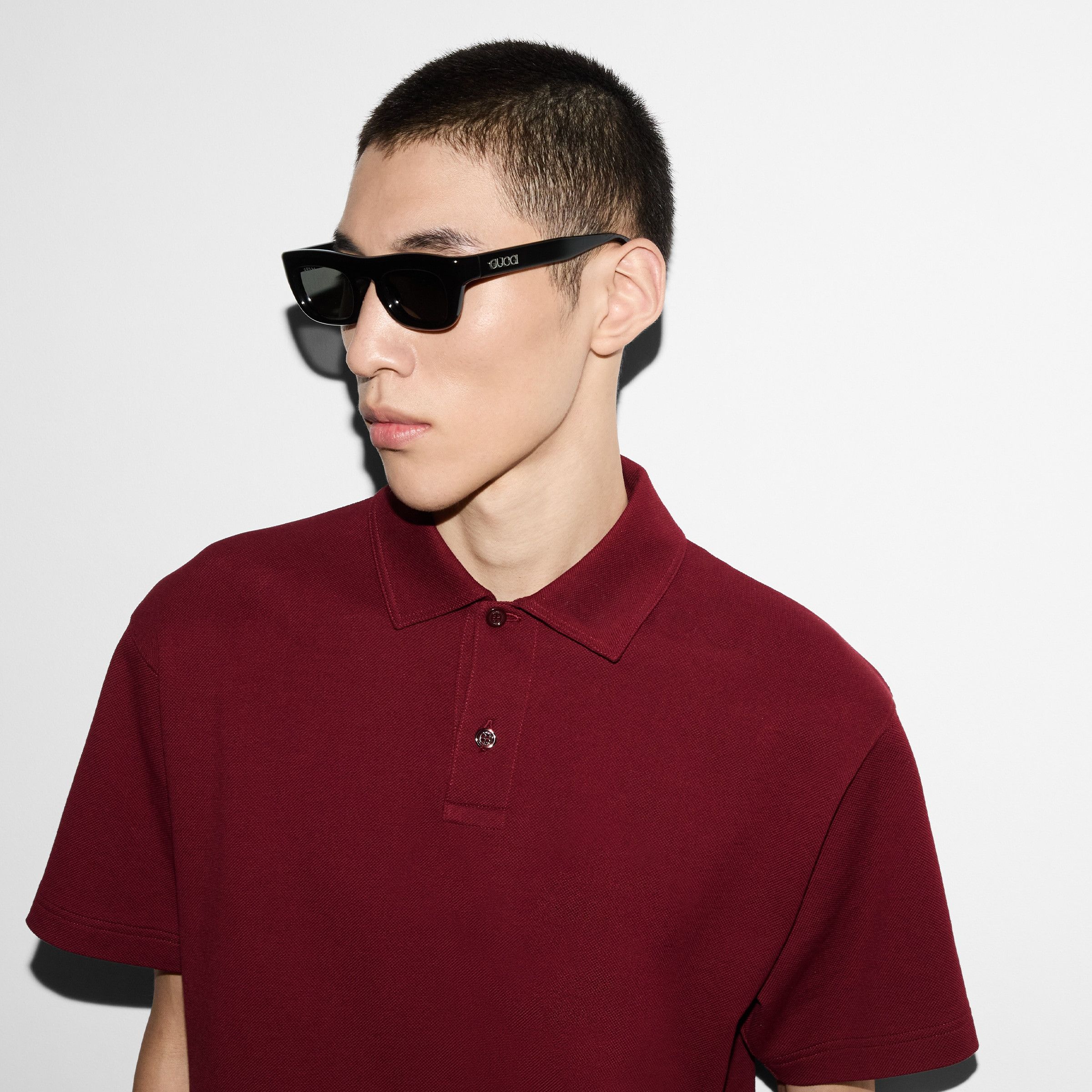 Designer Men's Red Polo Shirt – Classic Fit Size US L / EU 52-54 / 3 - 4 Thumbnail