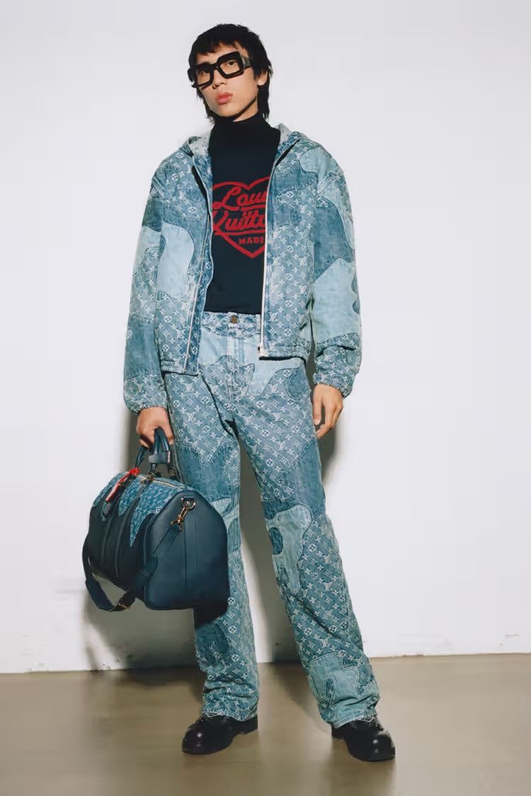 Louis Vuitton Louis Vuitton - Nigo / Virgil Abloh - SS22 - Denim Jacket Size US XL / EU 56 / 4 - 24 Thumbnail