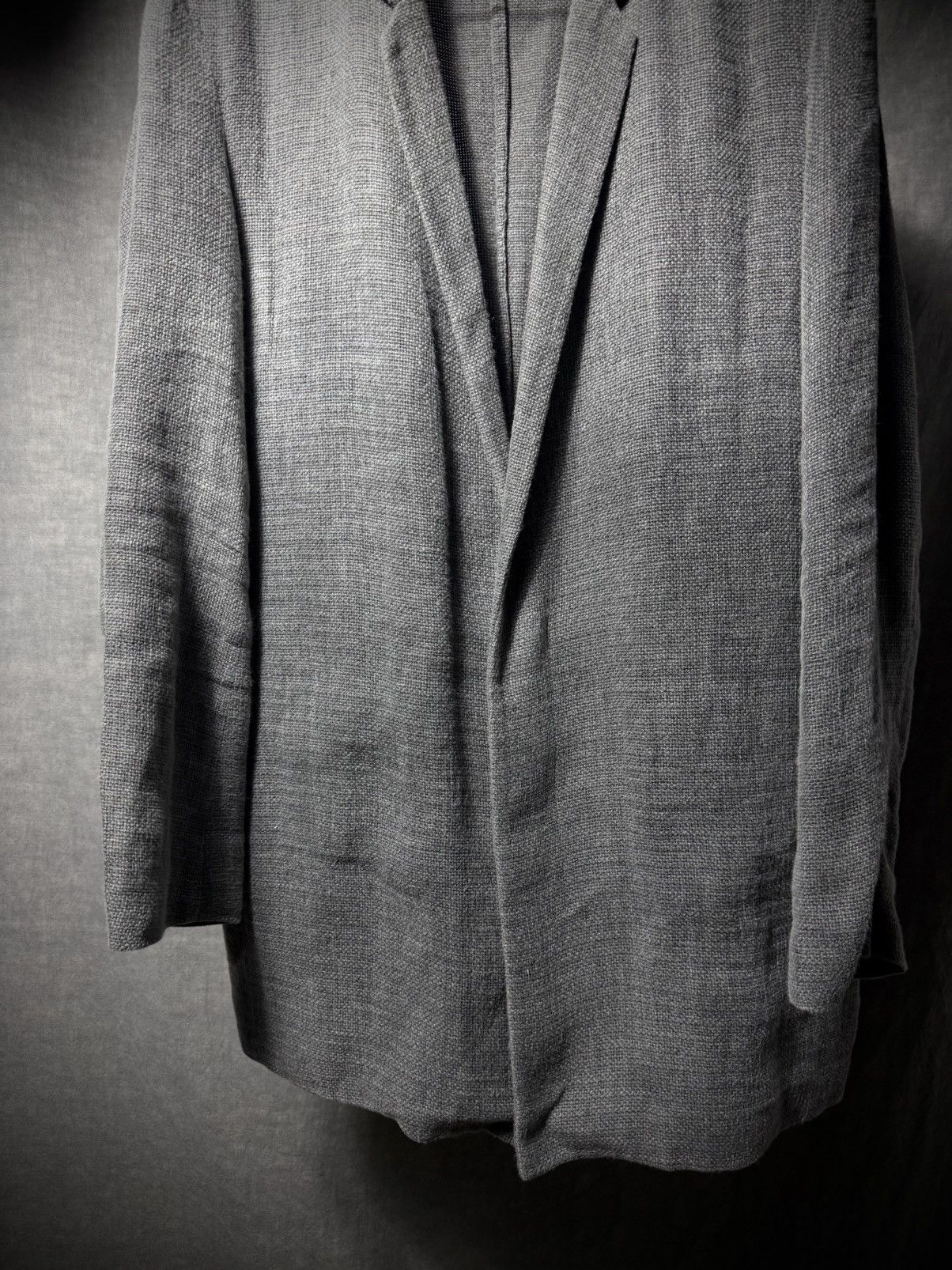 Kris Van Assche Kris Van Assche 2011SS Fly Front Linen Jacket Size US S / EU 44-46 / 1 - 4 Thumbnail