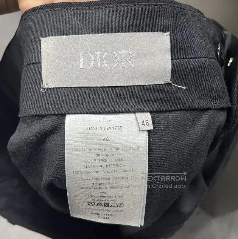 Dior Dior Men's Black Cotton Casual Pants . Size US 32 / EU 48 - 4 Thumbnail