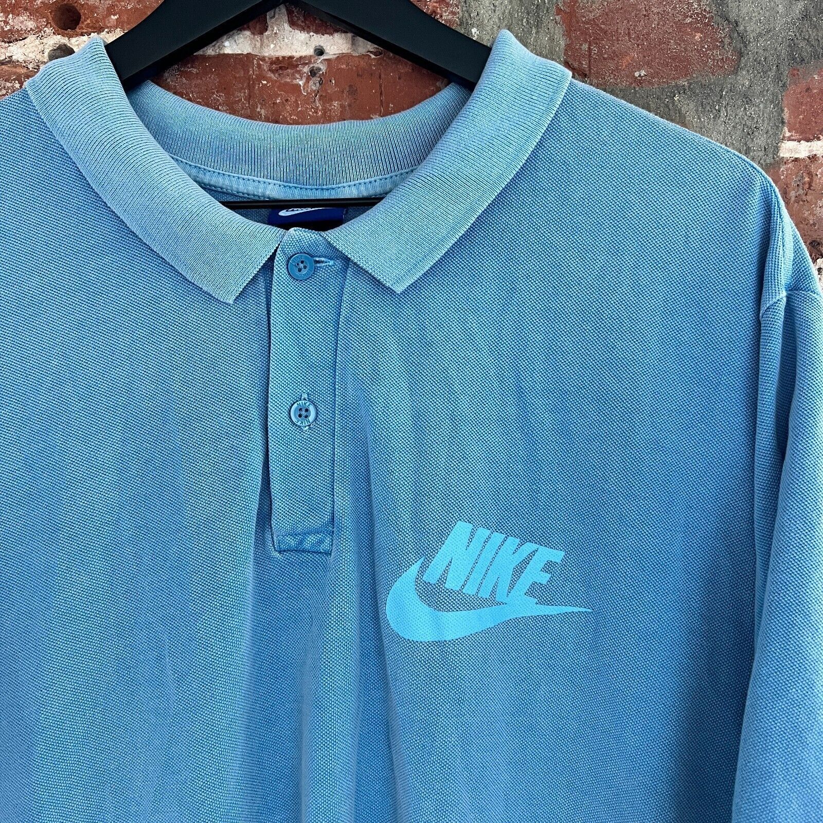Nike Vintage 80s Nike Blue Tag Men's Blue Golf Polo Shirt XXL Size US XXL / EU 58 / 5 - 1 Thumbnail