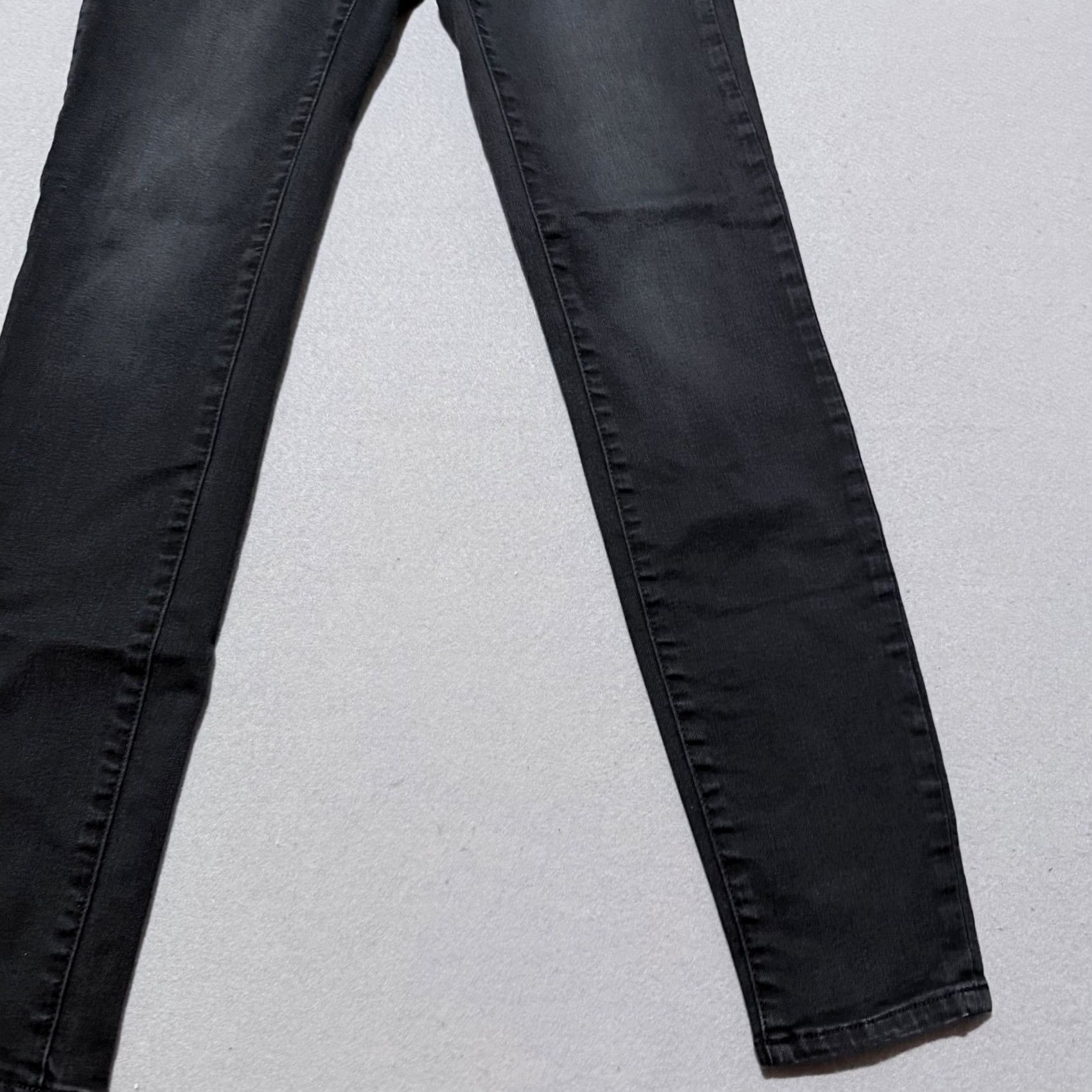 Armani Exchange Armani Exchange J69 Super Skinny Lift Up Jeans Women's Black Denim Low Rise - 27 Size 27" / US 4 / IT 40 - 6 Thumbnail