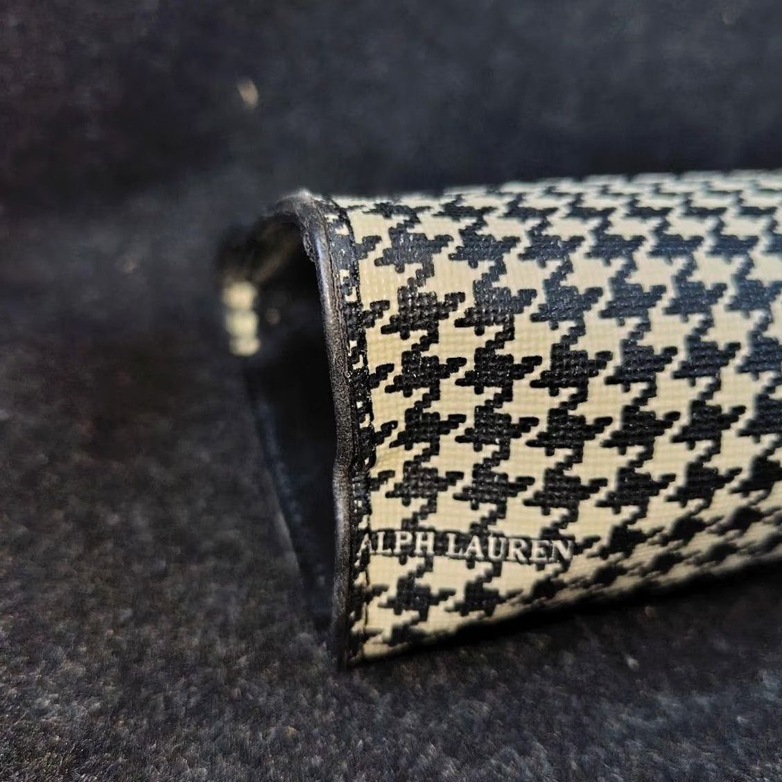 Polo Ralph Lauren Ralph Lauren Women Houndstooth Pattern Clutch Bag Pouch Limited Edition Size ONE SIZE - 7 Thumbnail