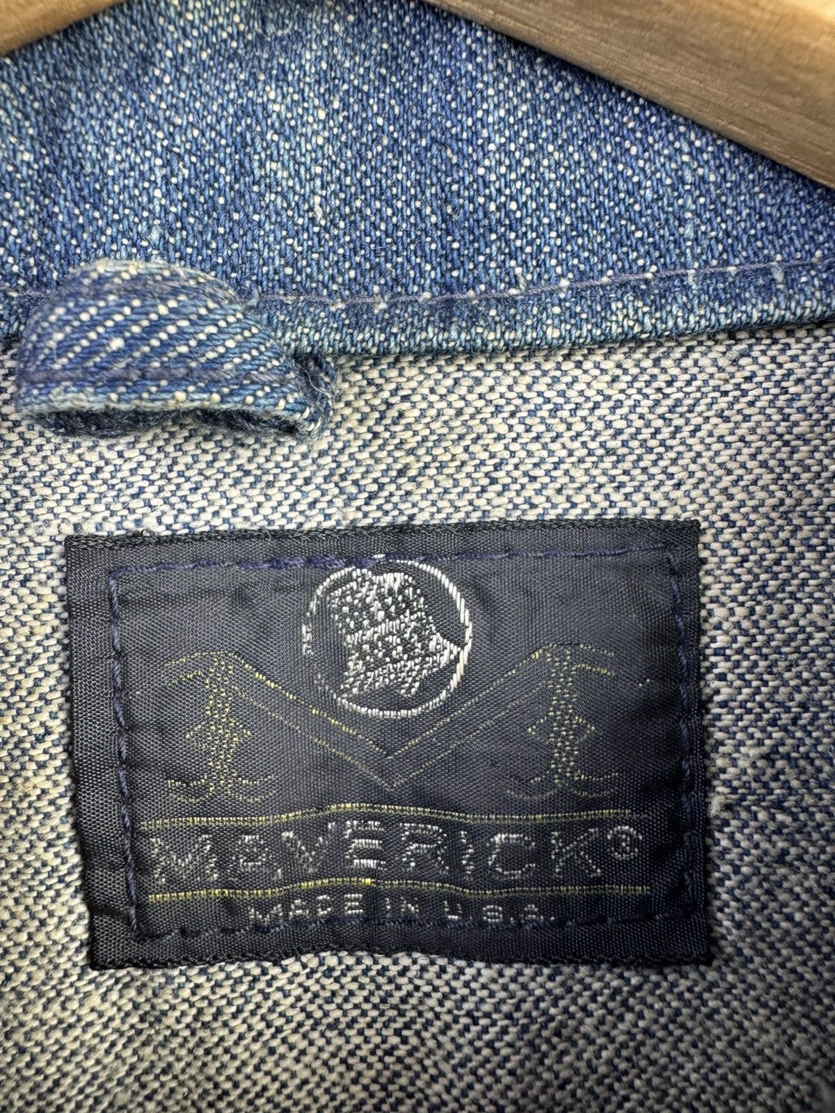 Vintage Vintage 1960s 70s Maverick Redline Selvedge Denim Jacket Size US S / EU 44-46 / 1 - 7 Thumbnail