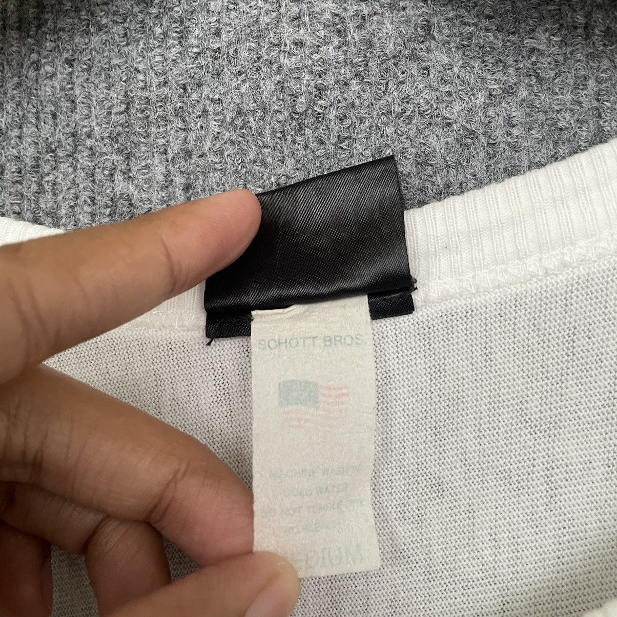 Schott × Vintage Vintage Schott 3 QR T Shirt Size US M / EU 48-50 / 2 - 6 Thumbnail