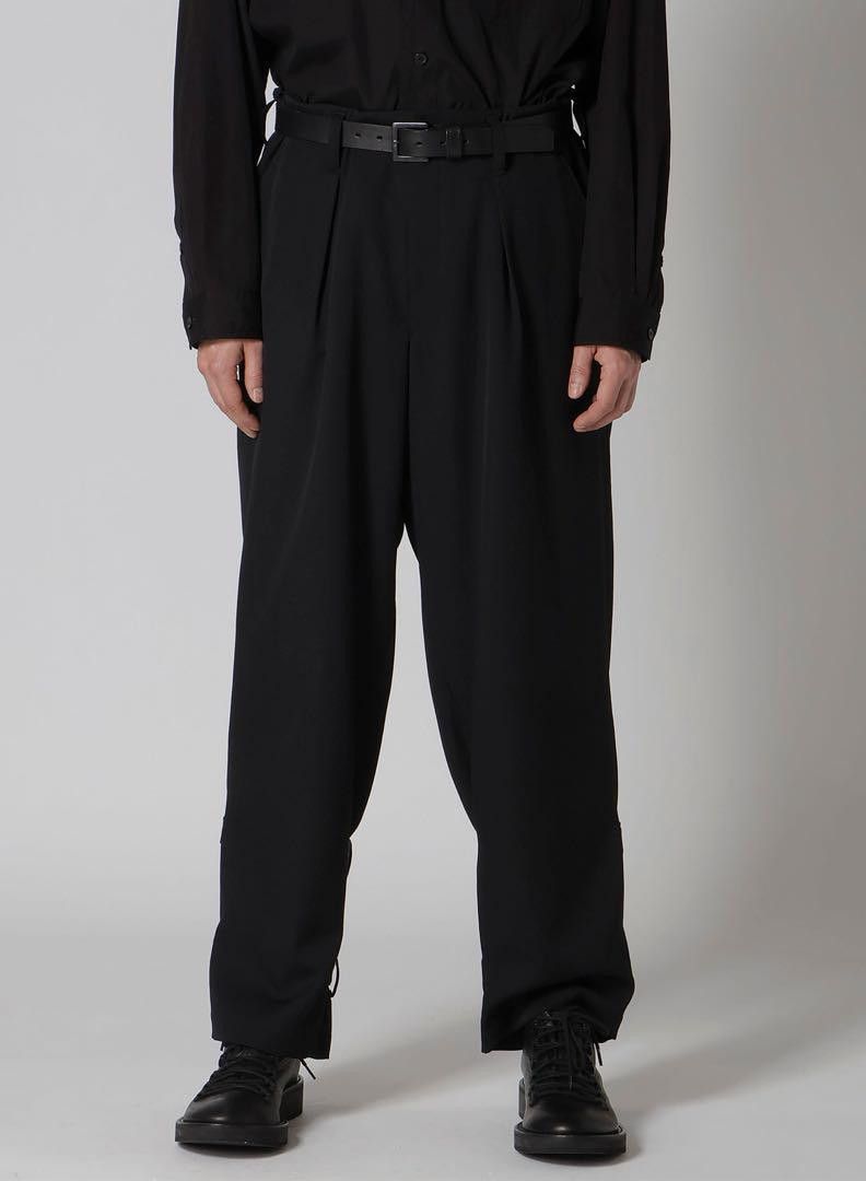 Yohji Yamamoto yohji yamamoto pour homme 24aw wool/black/pants Size US 40 / EU 56 - 1 Thumbnail