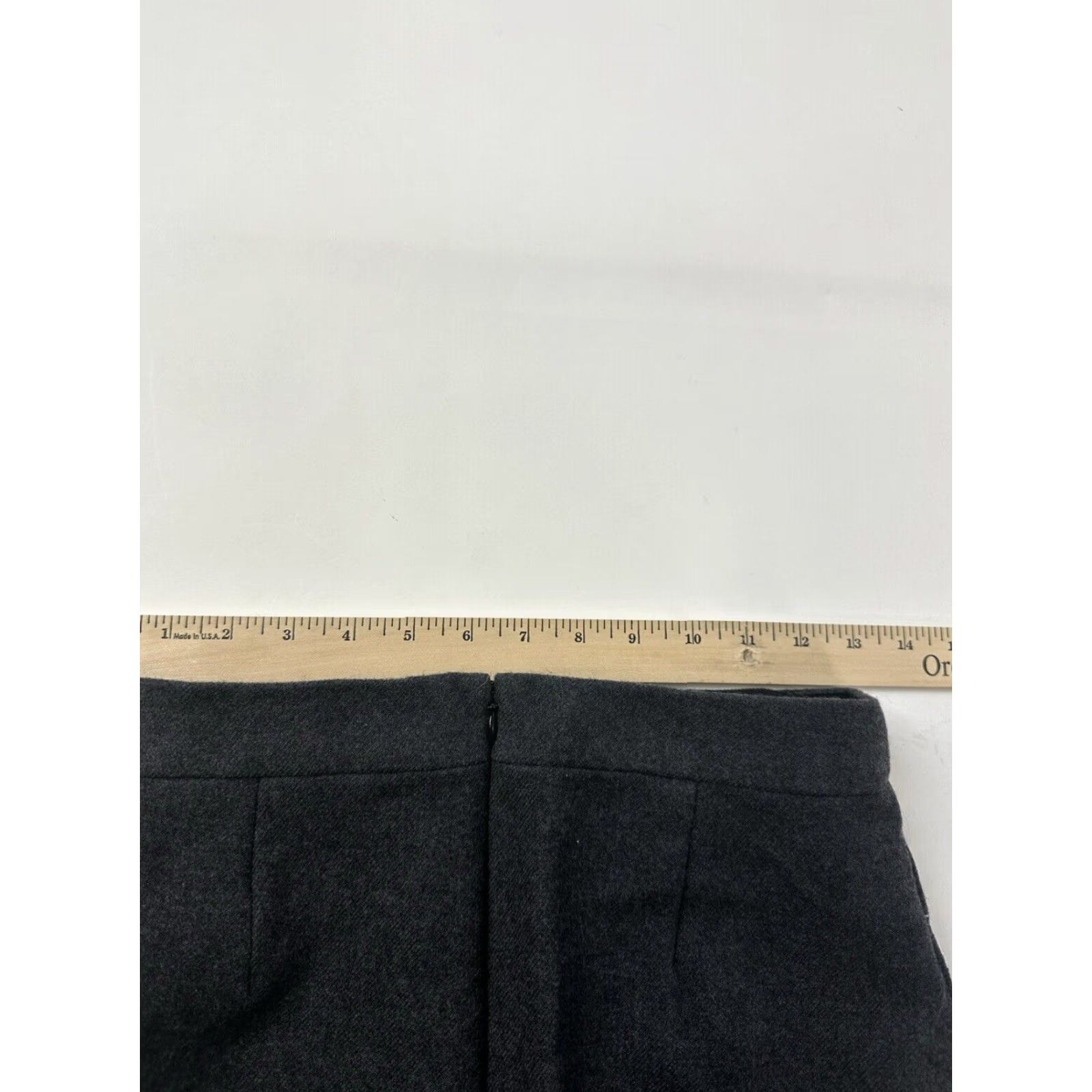 J.Crew J.Crew Skirt Women’s 0 Gray Lined Knee-Length Pencil Zip Zipper Dress Office Straight Womens尺? Size 25" / US 0 / IT 36 - 4 Thumbnail