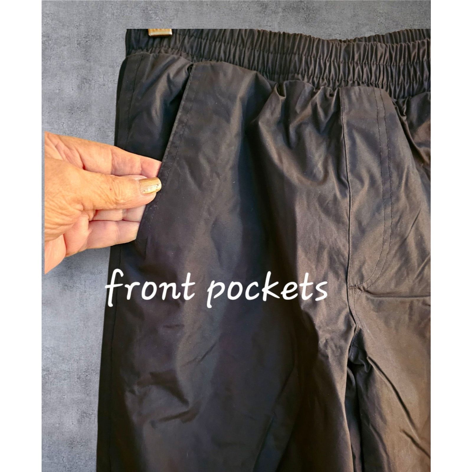 Other Ladies Black Insulated Ski Snowboard Pants Sz M Elast Waist Size 32" / US 10 / IT 46 - 3 Thumbnail