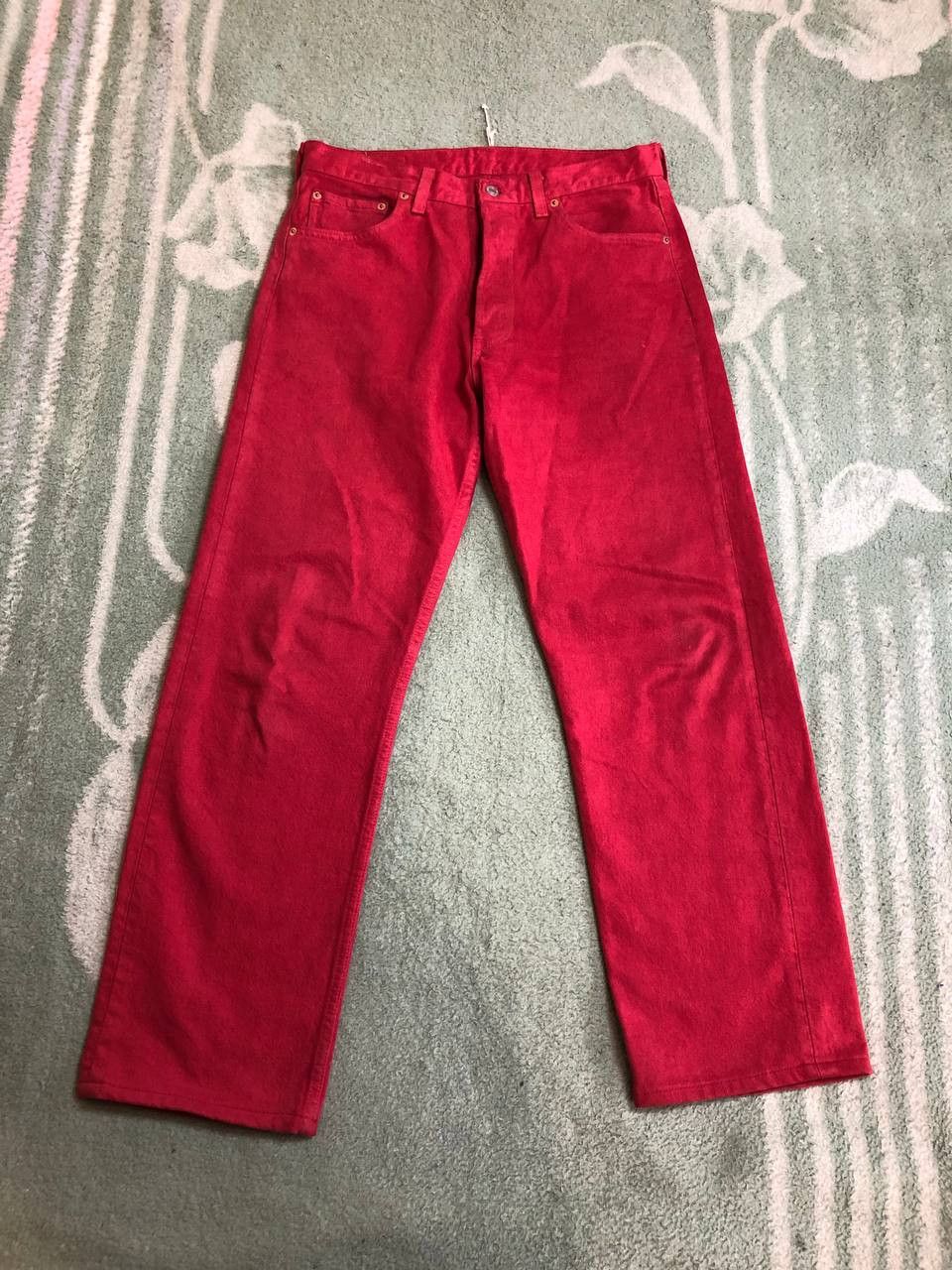Levi's Levi's 501 Jeans Light Wash Made in USA Vintage Straight Size US 33 - 22 Thumbnail