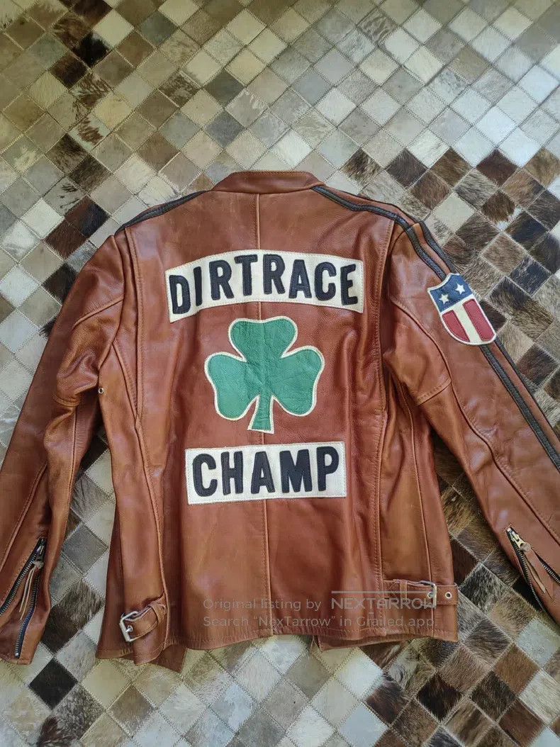 Schott Schott Classic cable-stayed nude cowhide Harley motorcycle Size US L / EU 52-54 / 3 - 1 Thumbnail
