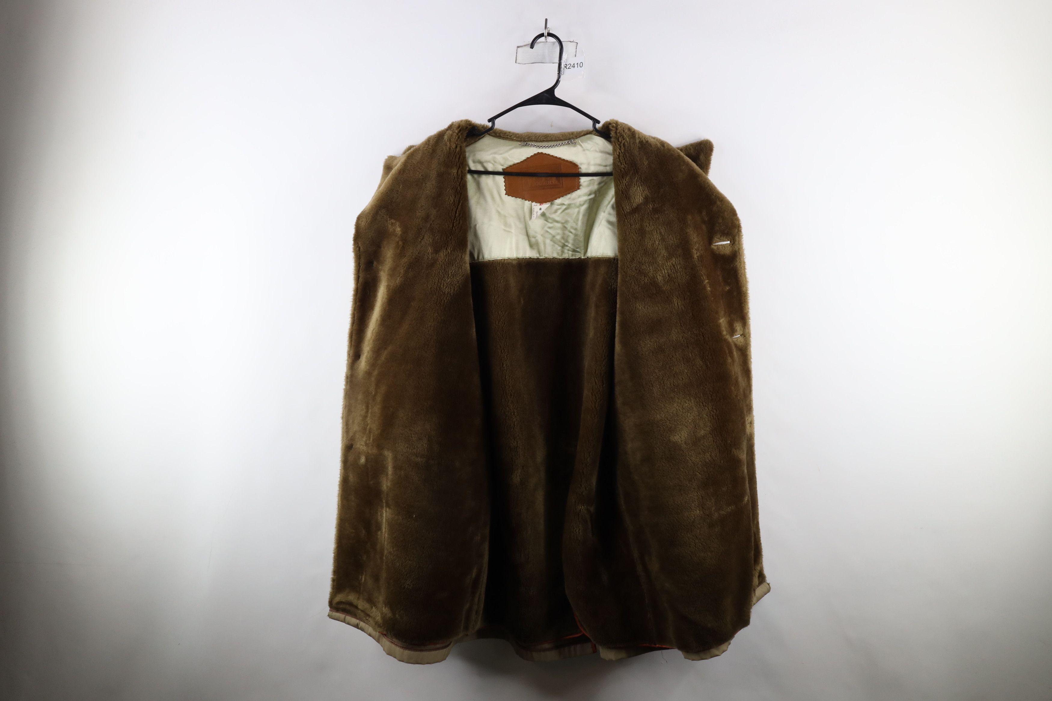 Woolrich Woolen Mills Vintage 70s Woolrich Lined Winter Overcoat Jacket Beige USA Size US XL / EU 56 / 4 - 9 Thumbnail