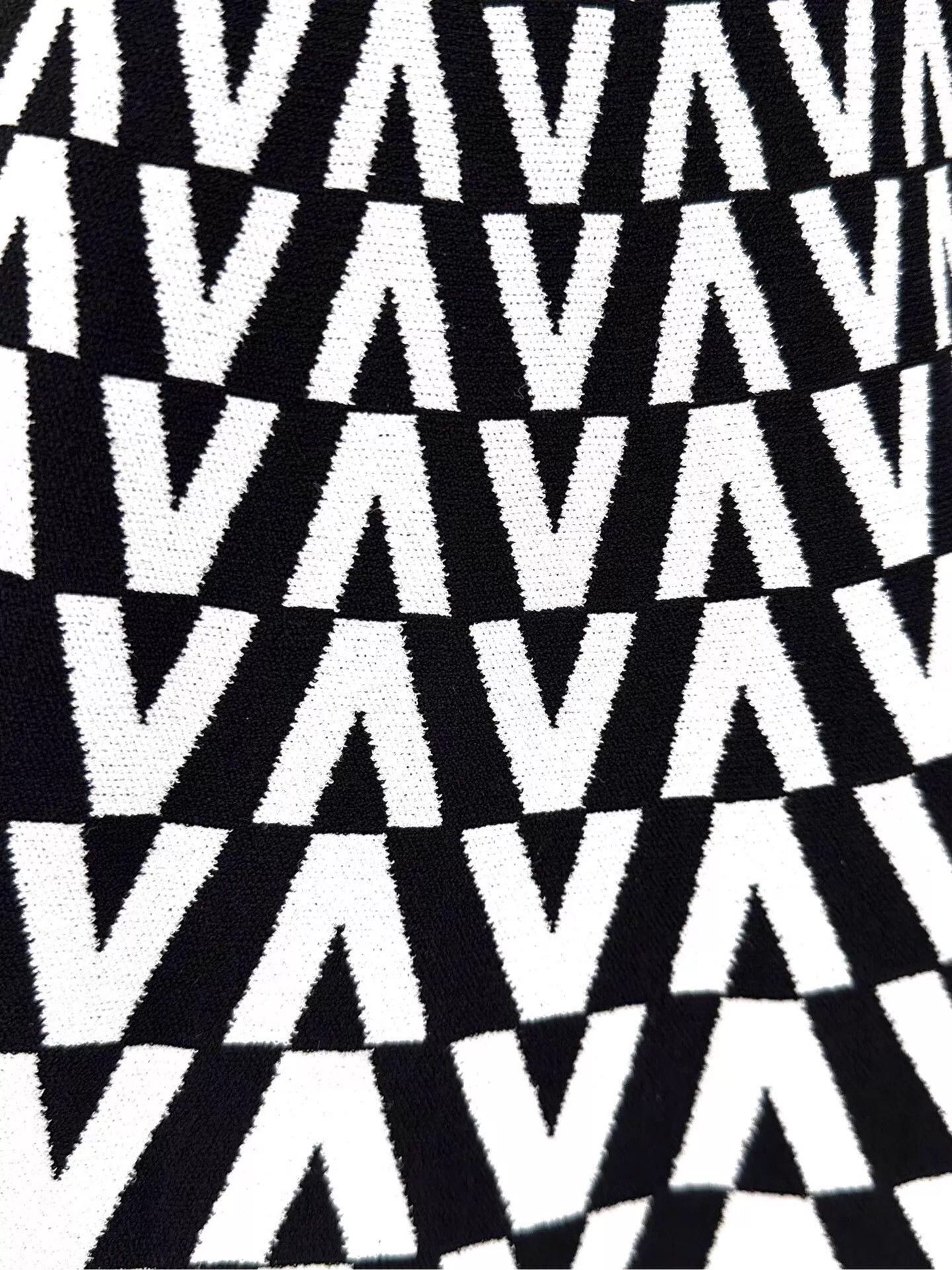 Valentino Valentino Women's B&W Colorblocked V-Logo Dress L Size L / US 10 / IT 46 - 4 Thumbnail