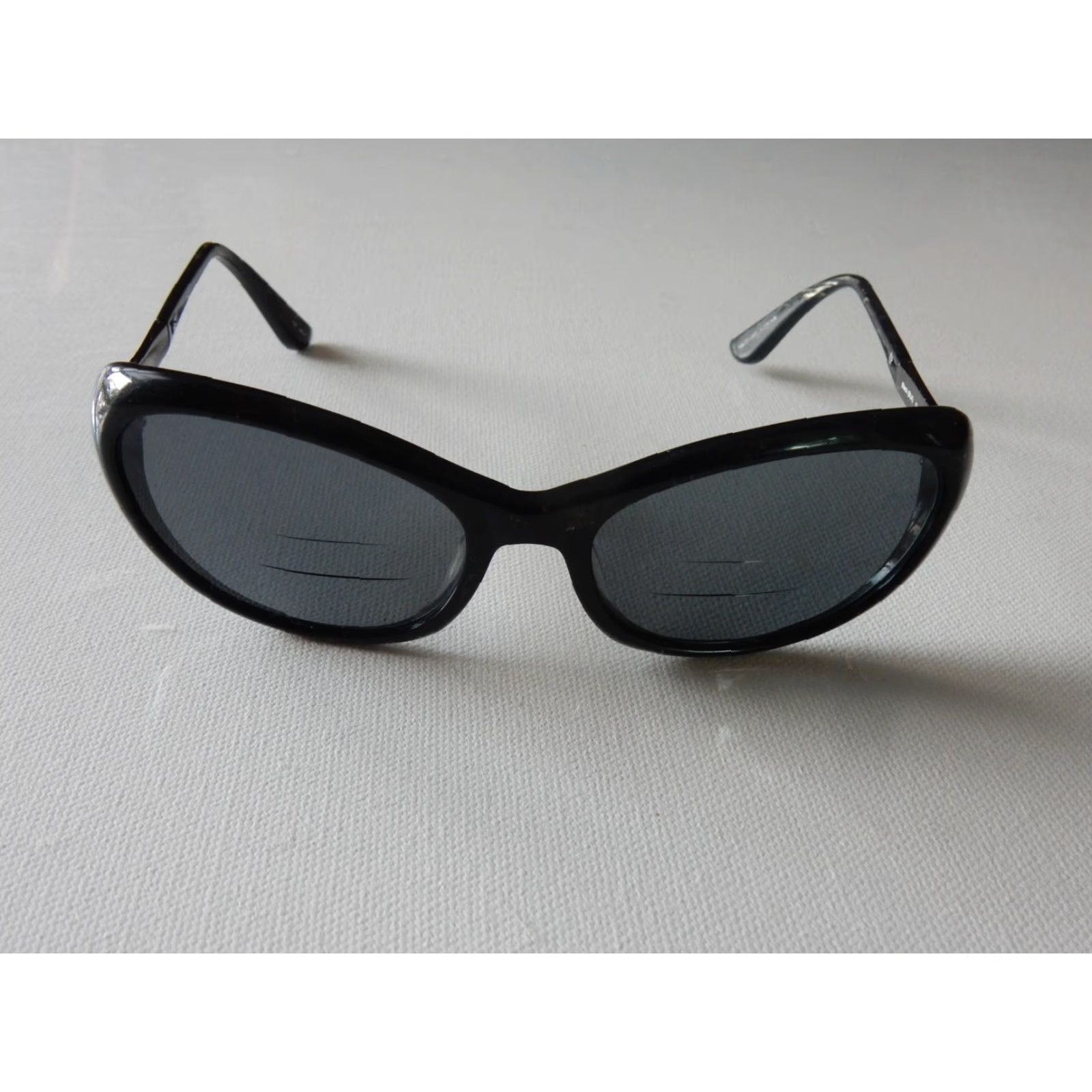 Badgley Mischka VINTAGE Badgley Mischka Sunglasses Women Frame 58x18mm Black Prescription Crystals Size ONE SIZE - 2 Thumbnail