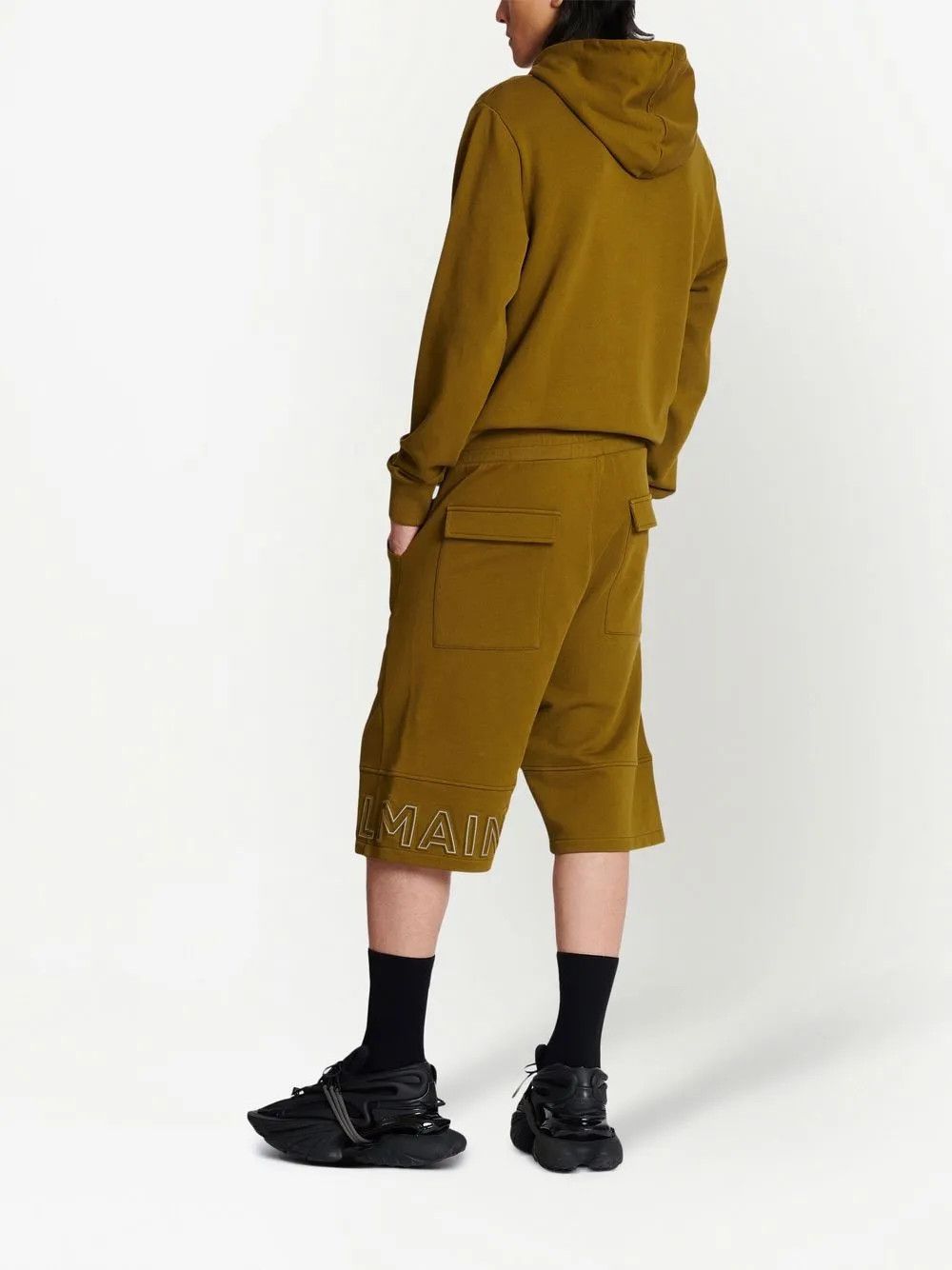 Balmain o1y0426 Short in Military Green Size US 28 / EU 44 - 4 Thumbnail