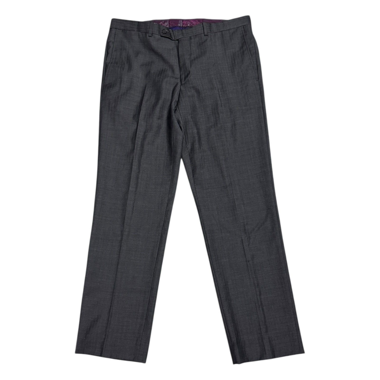 Ted Baker TED BAKER Wool Dress Pant Business Casual Trousers 35x31 Size US 35 - 1 Thumbnail