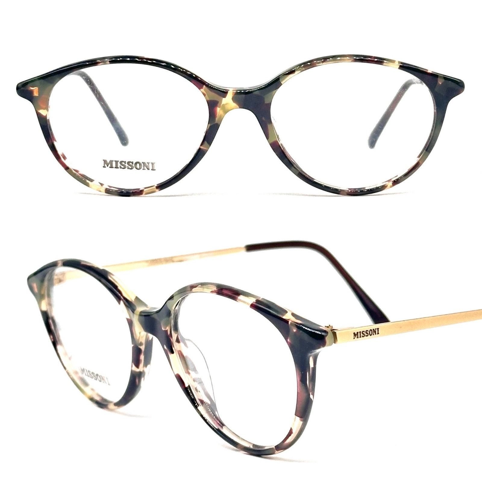 Missoni Missoni M882 dark tortoise p3 glasses gold temples Nos 80s Size ONE SIZE - 1 Thumbnail