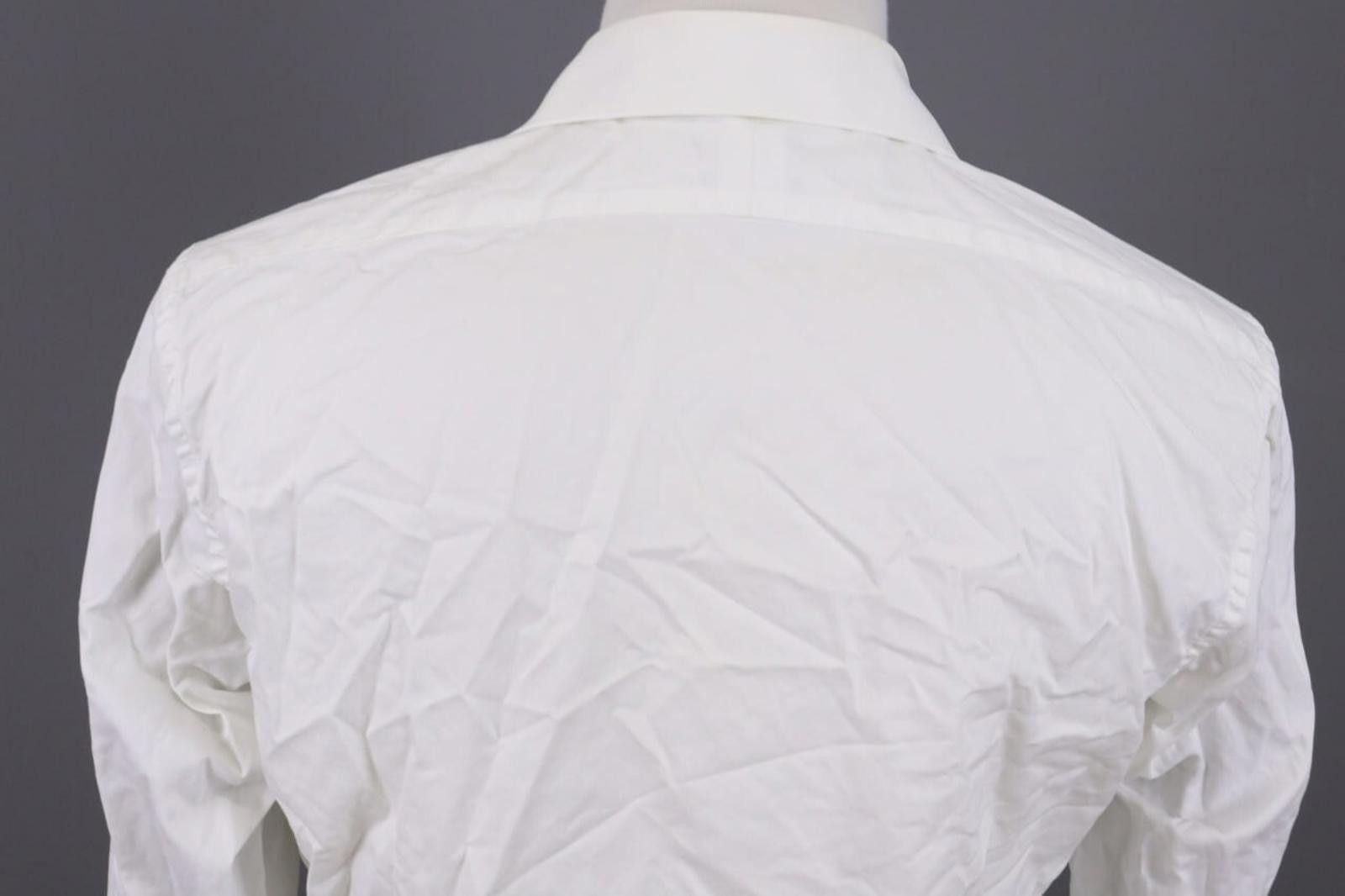 Suitsupply Suit Supply Egyptian Cotton White Shirt Size 41 / L Size US M / EU 48-50 / 2 - 11 Thumbnail