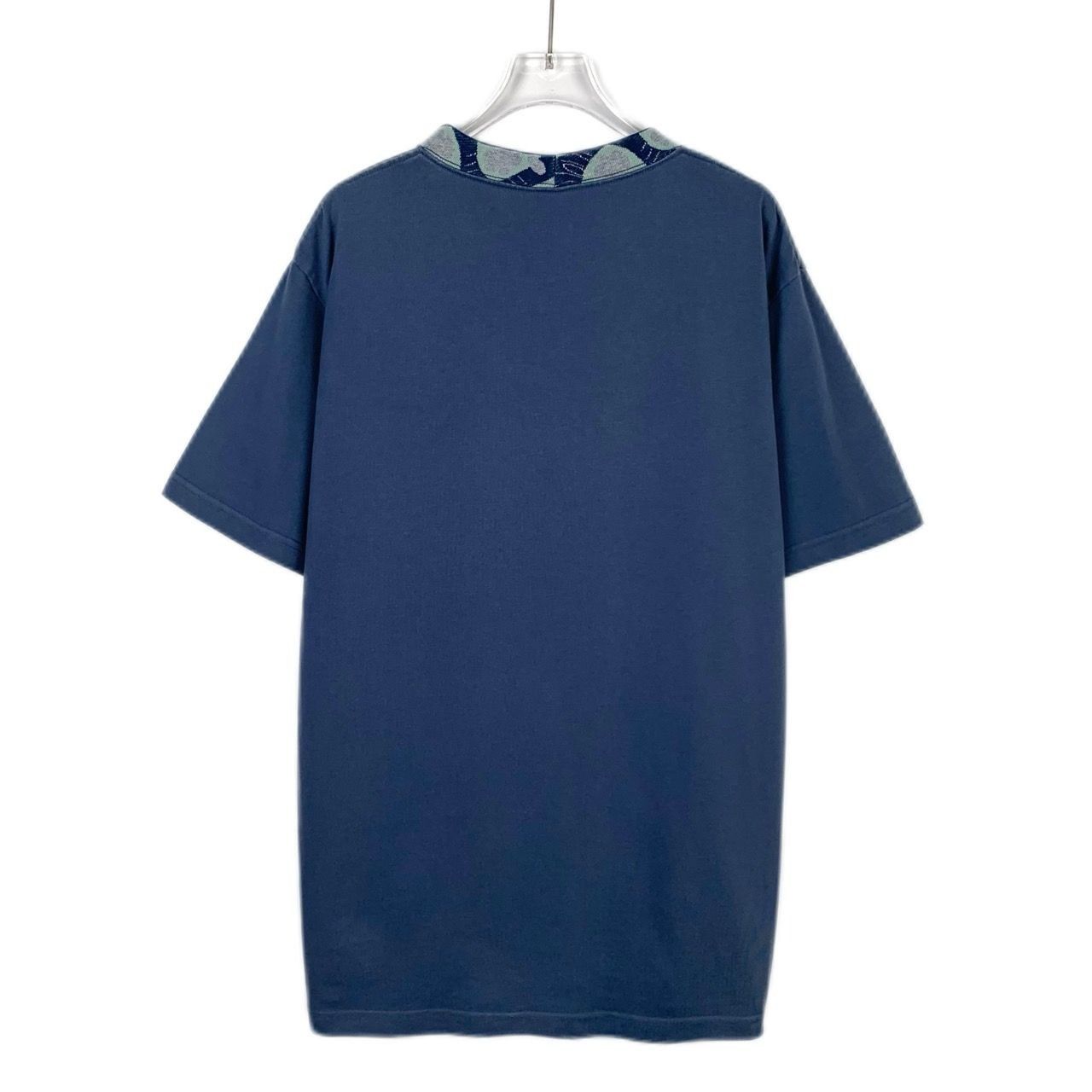 Dior Dior Mens Blue Short-Sleeve T-Shirt With Embroidered Pocket Size US L / EU 52-54 / 3 - 2 Thumbnail