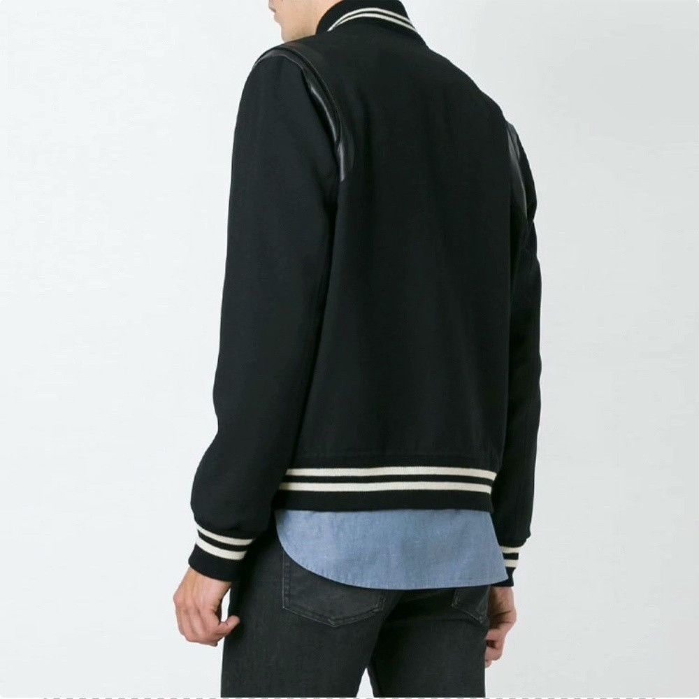 Saint Laurent Paris Saint Laurent SLP Black White Jacket Size US L / EU 52-54 / 3 - 7 Thumbnail