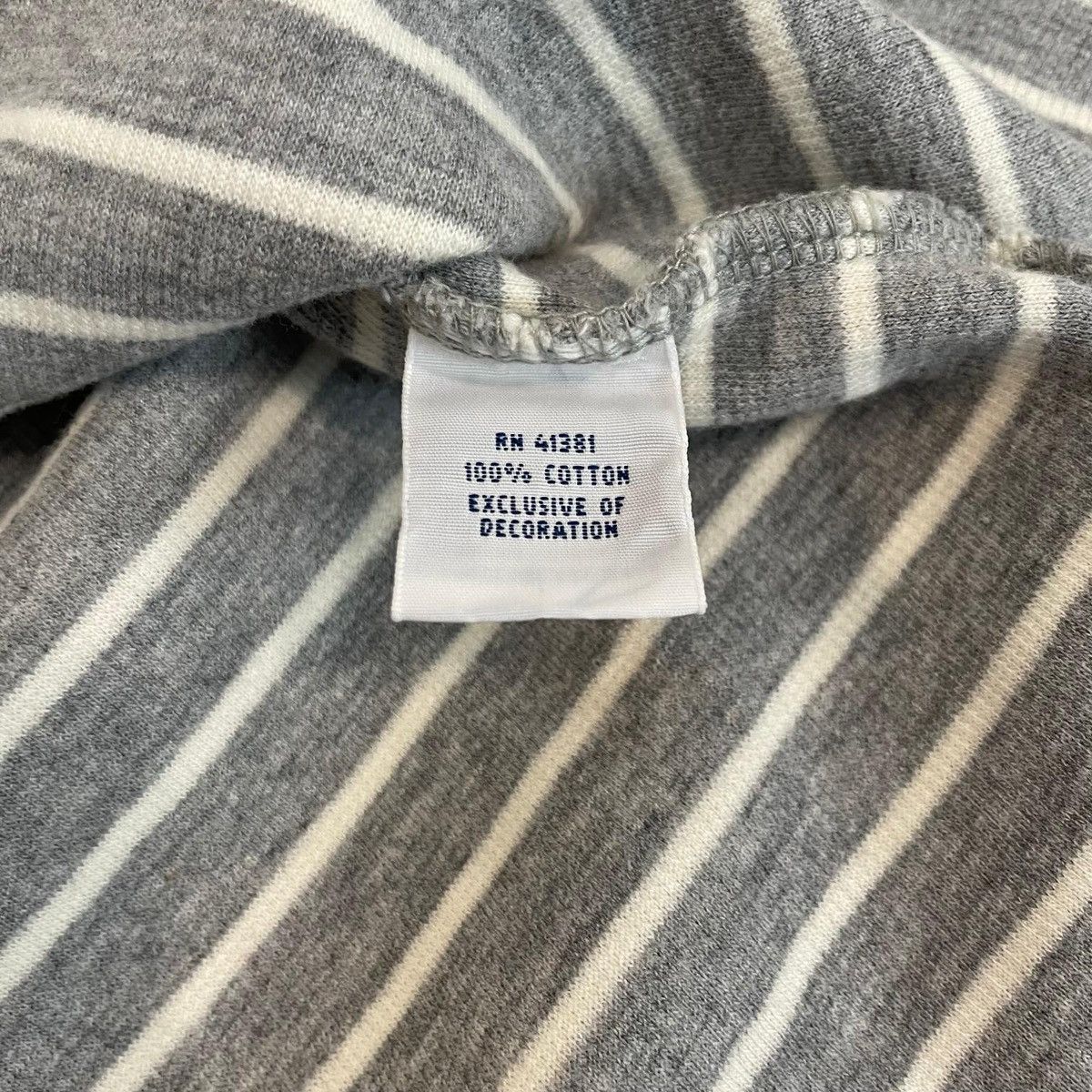 Polo Ralph Lauren Polo Ralph Lauren Striped Grey Half Zip Sweater Jumper Size US L / EU 52-54 / 3 - 6 Thumbnail