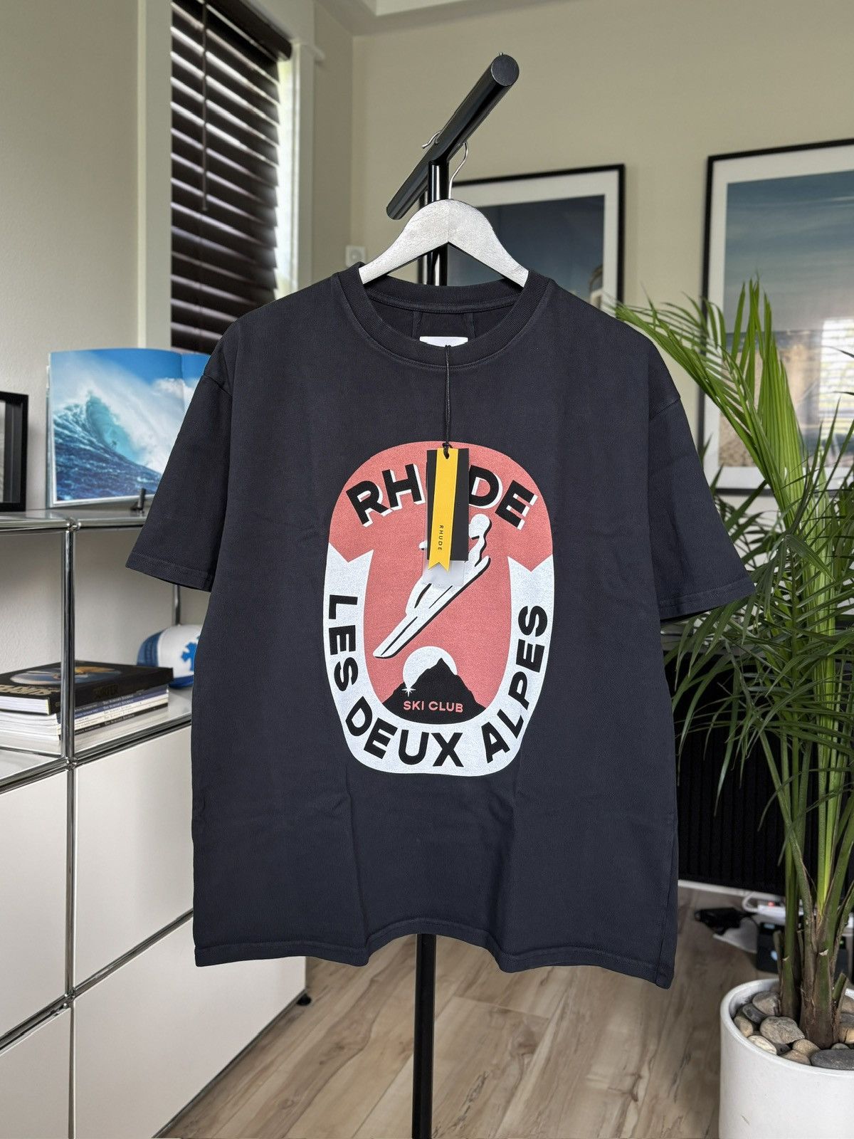 Rhude RHUDE ALPES SKI LOGO TEE Size US M / EU 48-50 / 2 - 1 Thumbnail