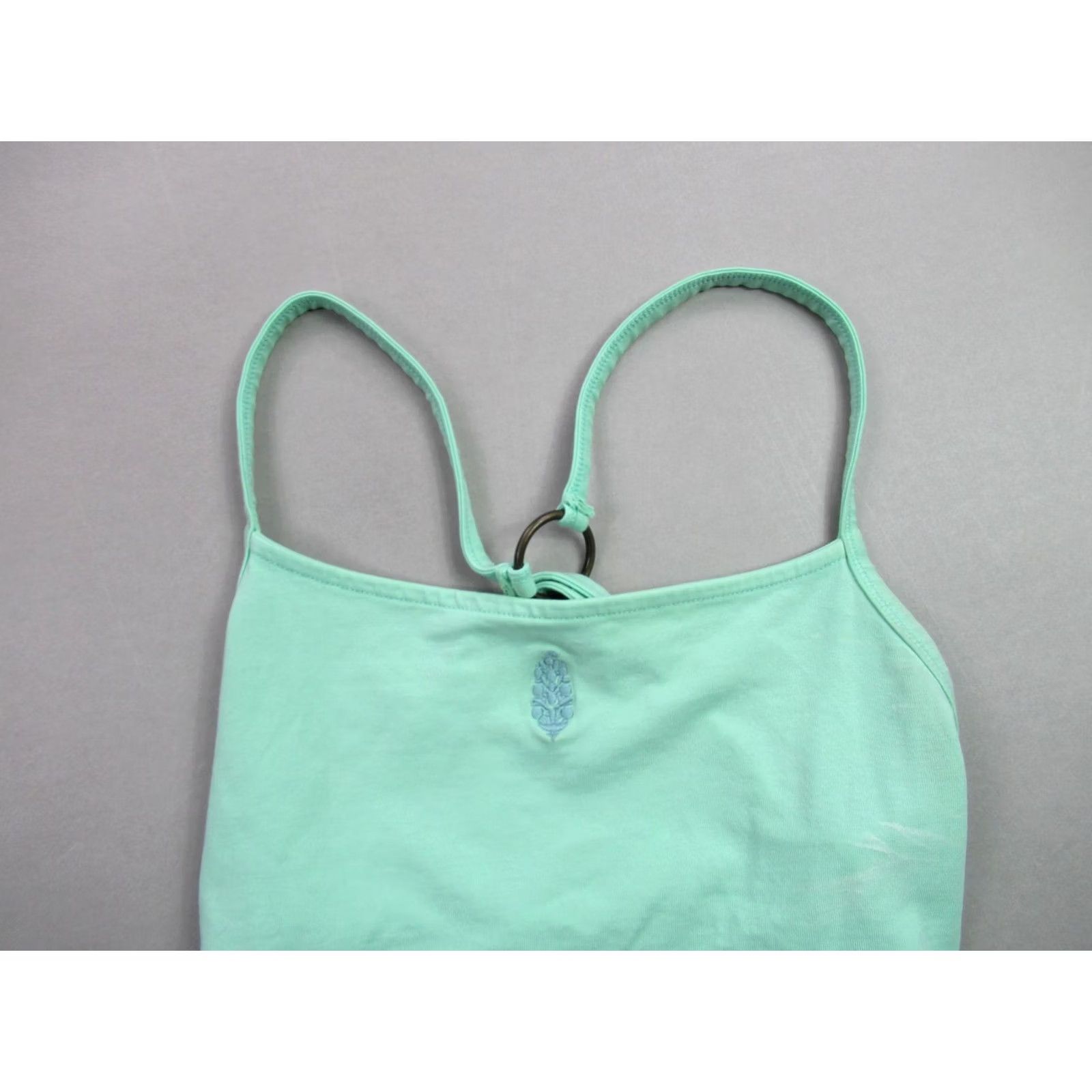 Free People Free People Shirt Womens XS Sleeveless Square Neck Pullover Lightweight Green Size XS / US 0-2 / IT 36-38 - 3 Thumbnail