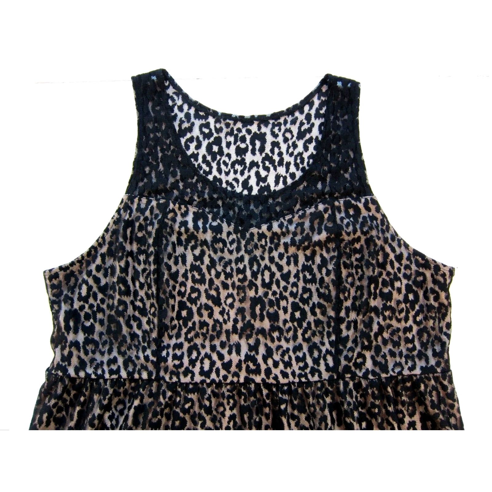 Vintage NWT Lane Bryant Black Lace Sleeveless Fit & Flare Tank Dress Woman Plus 26 Size 4XL / US 24-26 - 4 Thumbnail