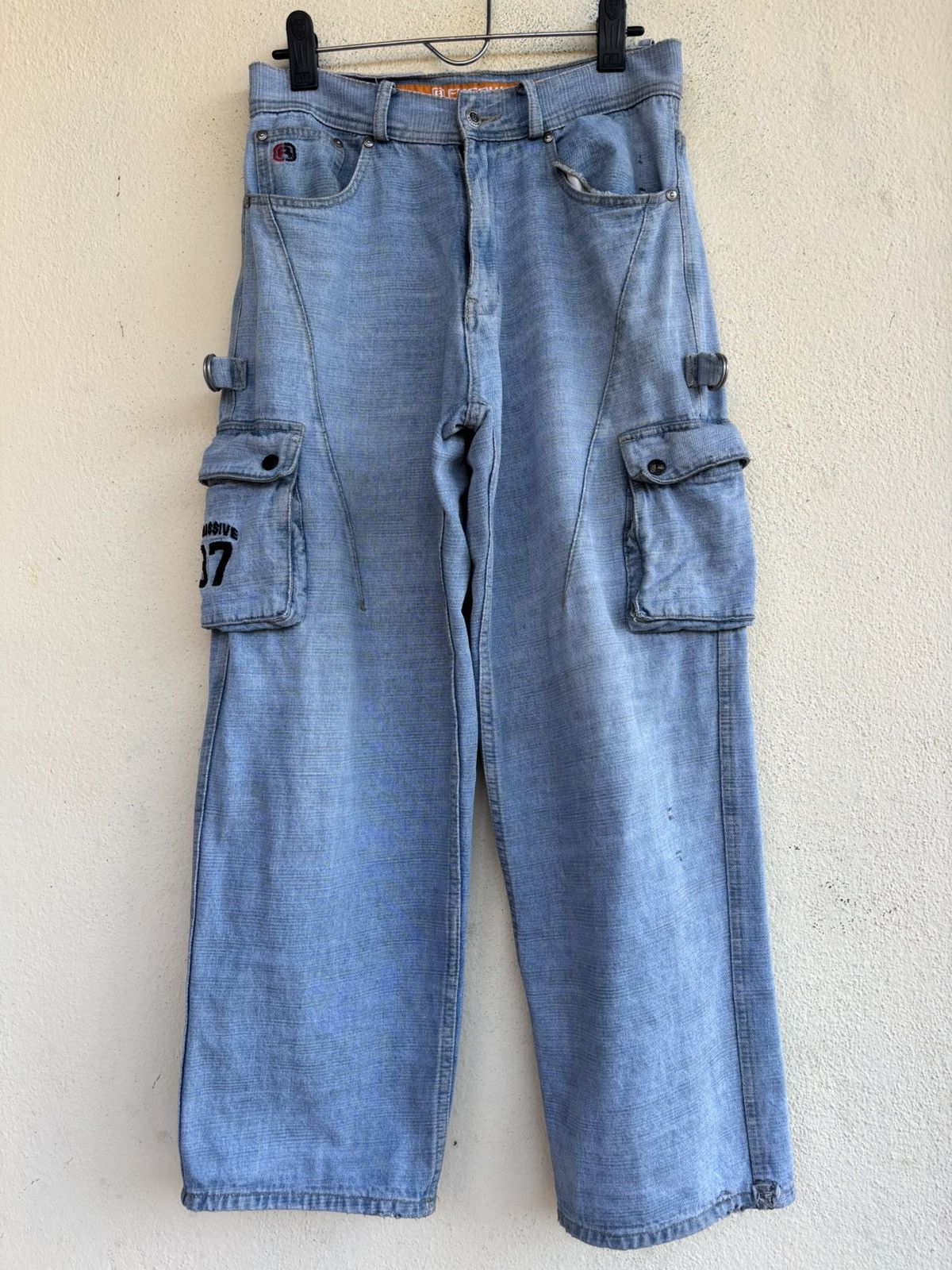 Japanese Brand Freaky Massive Bob Multipocket Baggy Denim Size US 30 / EU 46 - 1 Thumbnail