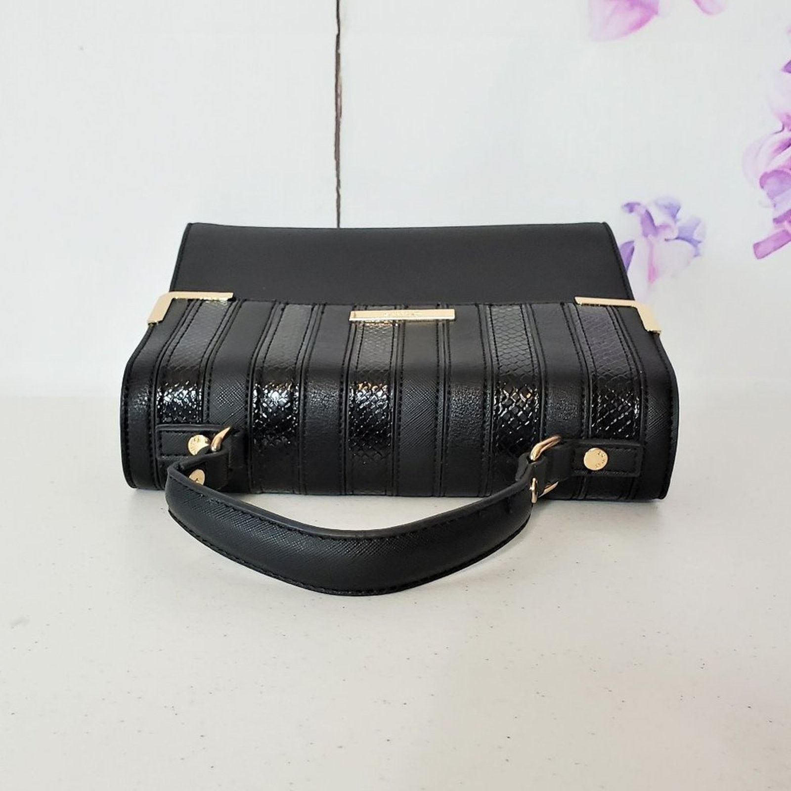 Dune London Dune London Embossed Patent Vegan Leather Crossbody Bag Size ONE SIZE - 4 Thumbnail