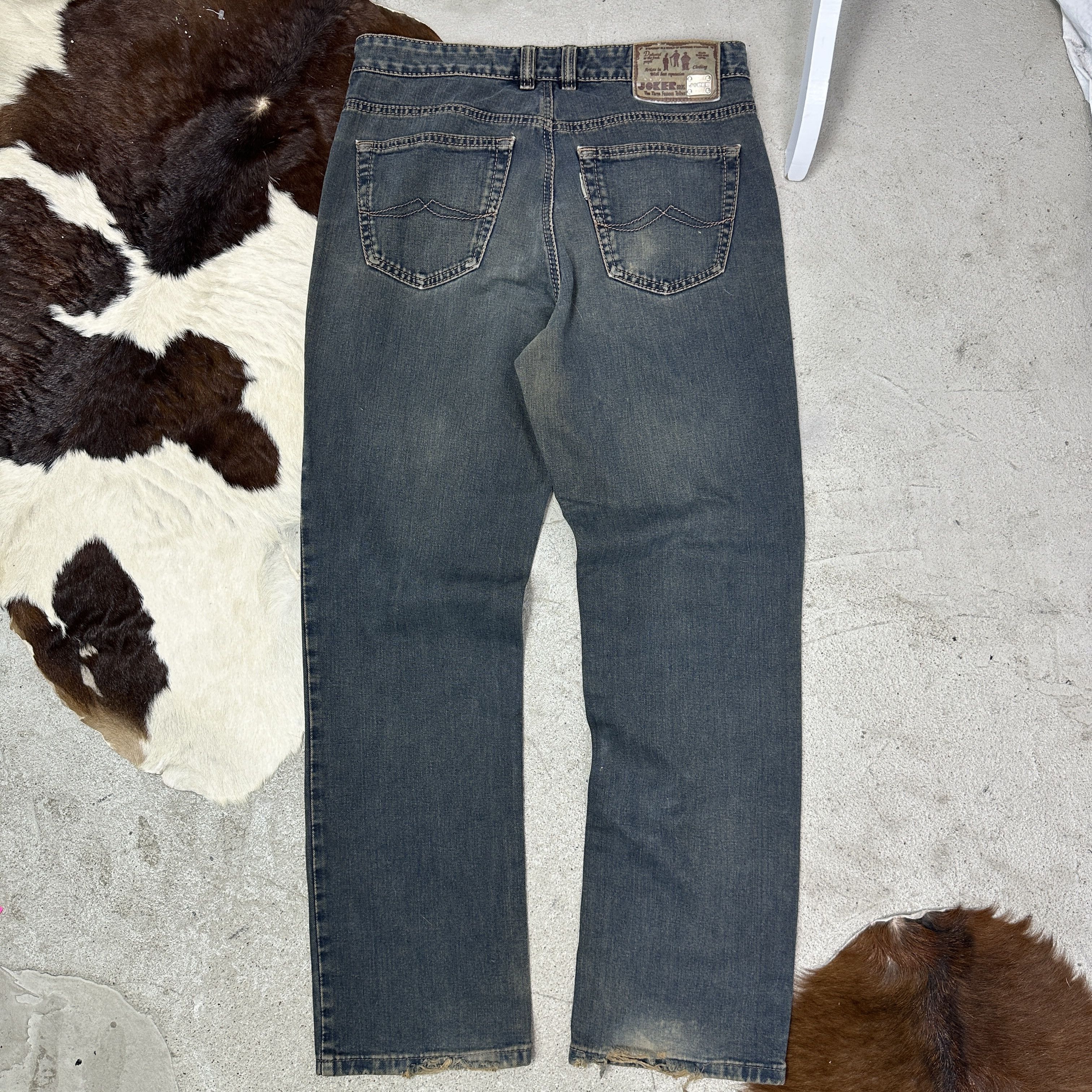 Vintage Vintage Denim Streetwear Rotten Green Baggy Jeans Y2K Size 25" / US 0 / IT 36 - 5 Thumbnail