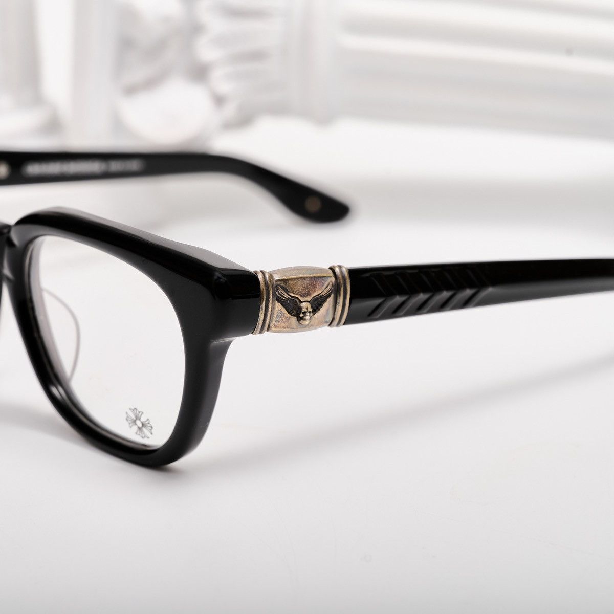Chrome Hearts CHROME HEARTS WELL HELL YEAH BLACK GLASSES Size ONE SIZE - 3 Thumbnail