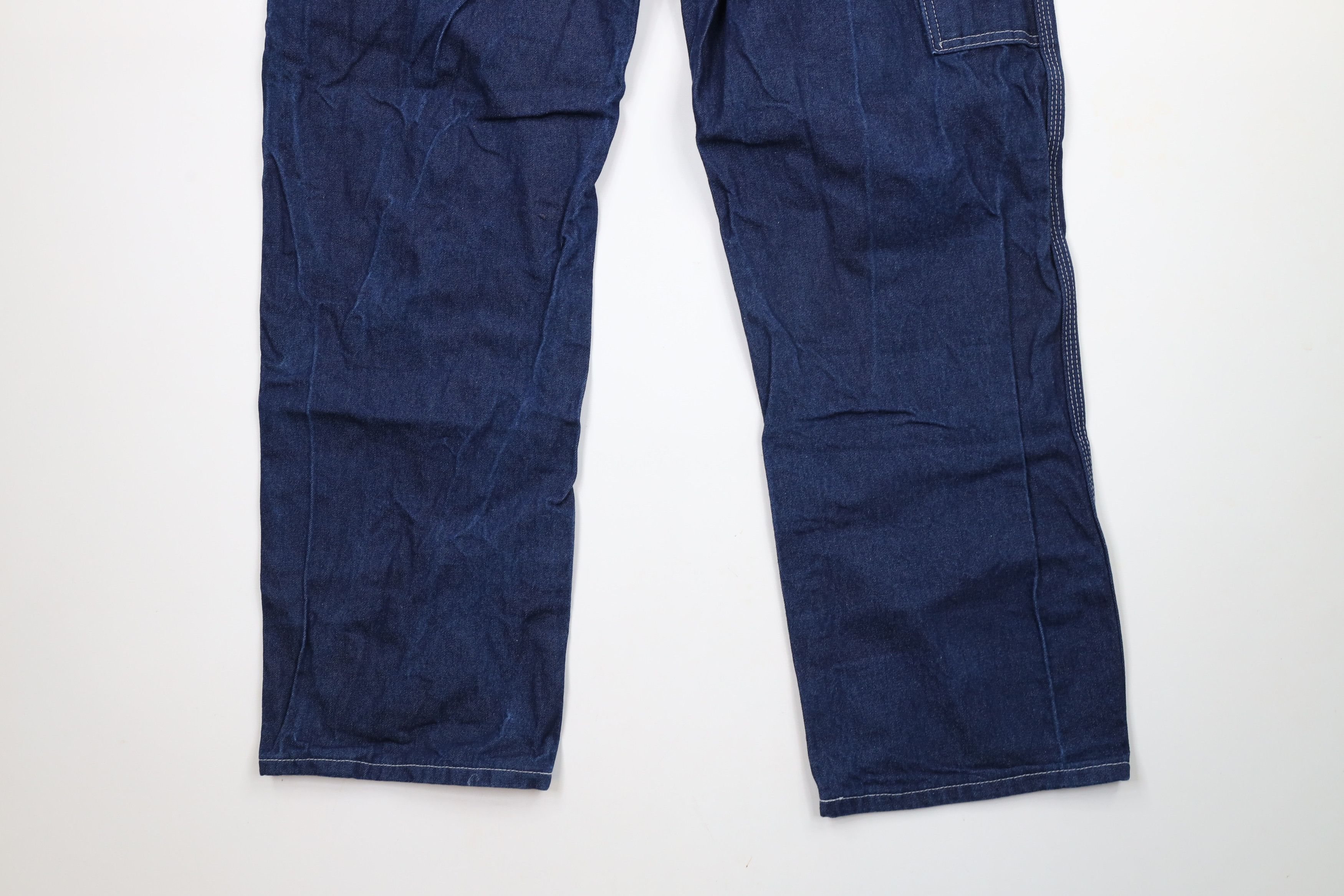 Dickies × Vintage Vintage Y2K Dickies Wide Leg Carpenter Denim Jeans Blue Size US 38 / EU 54 - 12 Thumbnail