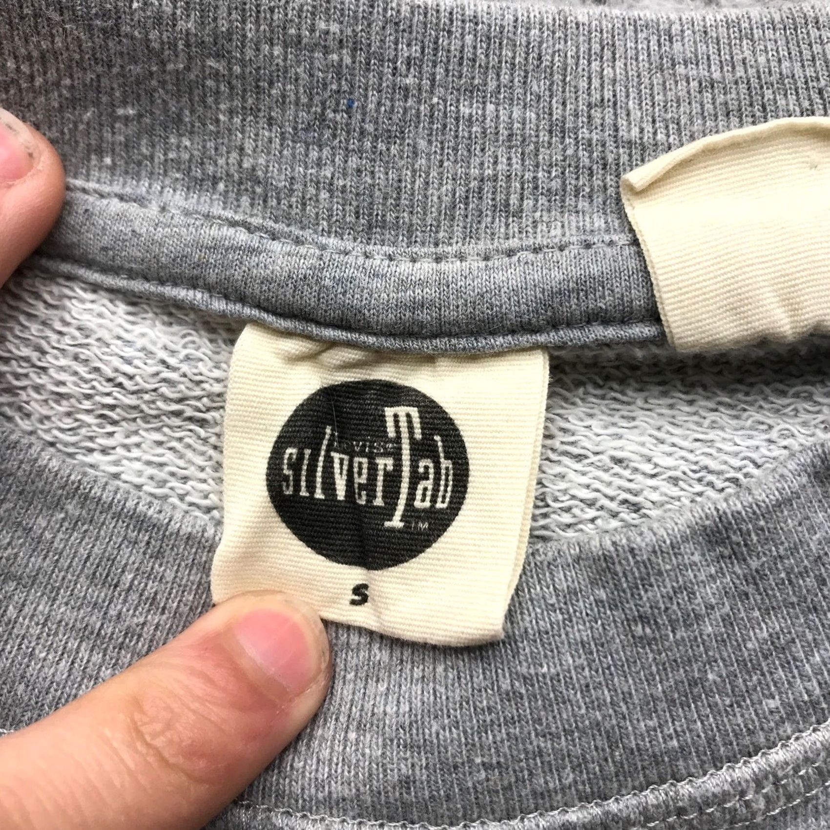 Levi's Levis Sweatshirt Mens Small Long Sleeve Crew Neck Graphic Logo Gray Classic Silver Tab Size US S / EU 44-46 / 1 - 3 Thumbnail