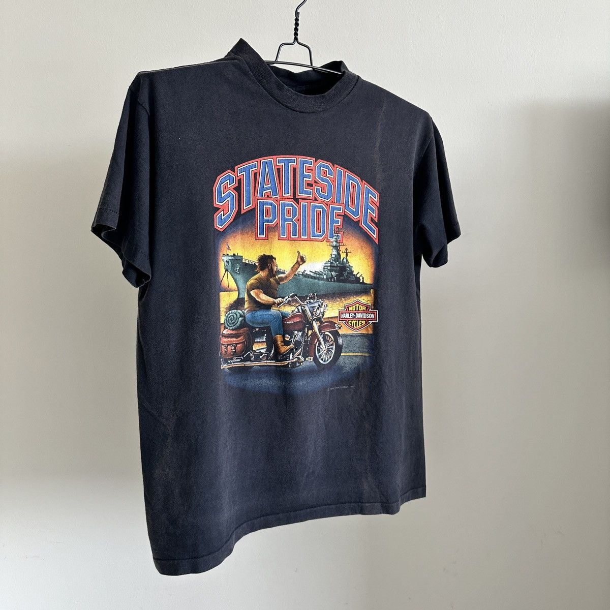 Harley Davidson × Vintage Vintage HOLOUBEK Harley Davidson Stateside Pride T ShirtXL Size US XL / EU 56 / 4 - 1 Thumbnail