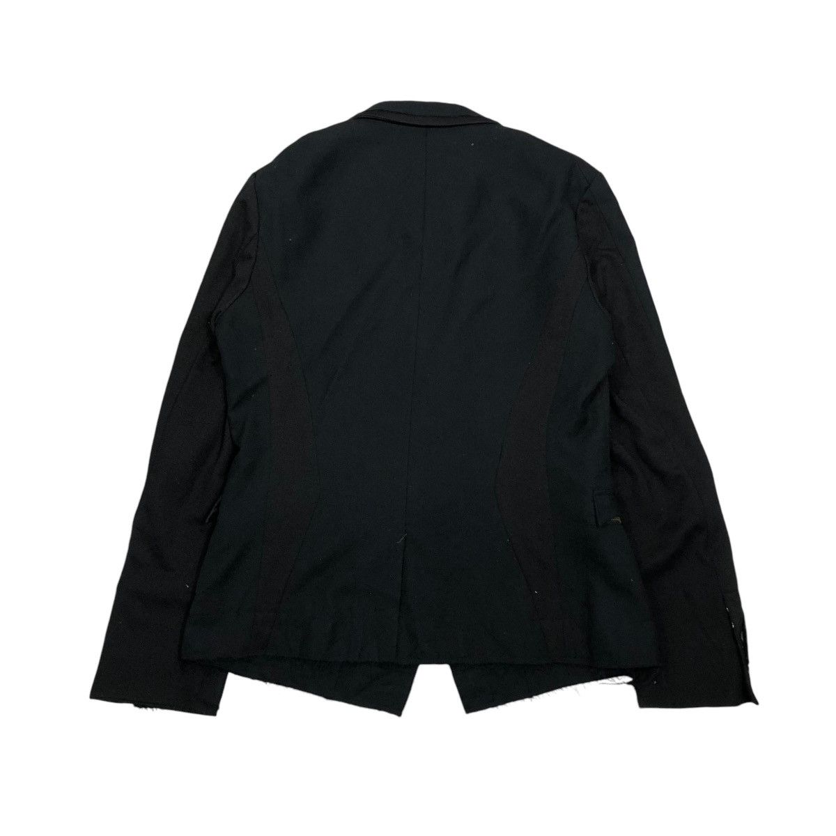 Japanese Brand 🔥ICONIC RICH BLACK CROPPED BIKER JACKET PPFM BONDAGE DESIGN Size US L / EU 52-54 / 3 - 2 Thumbnail