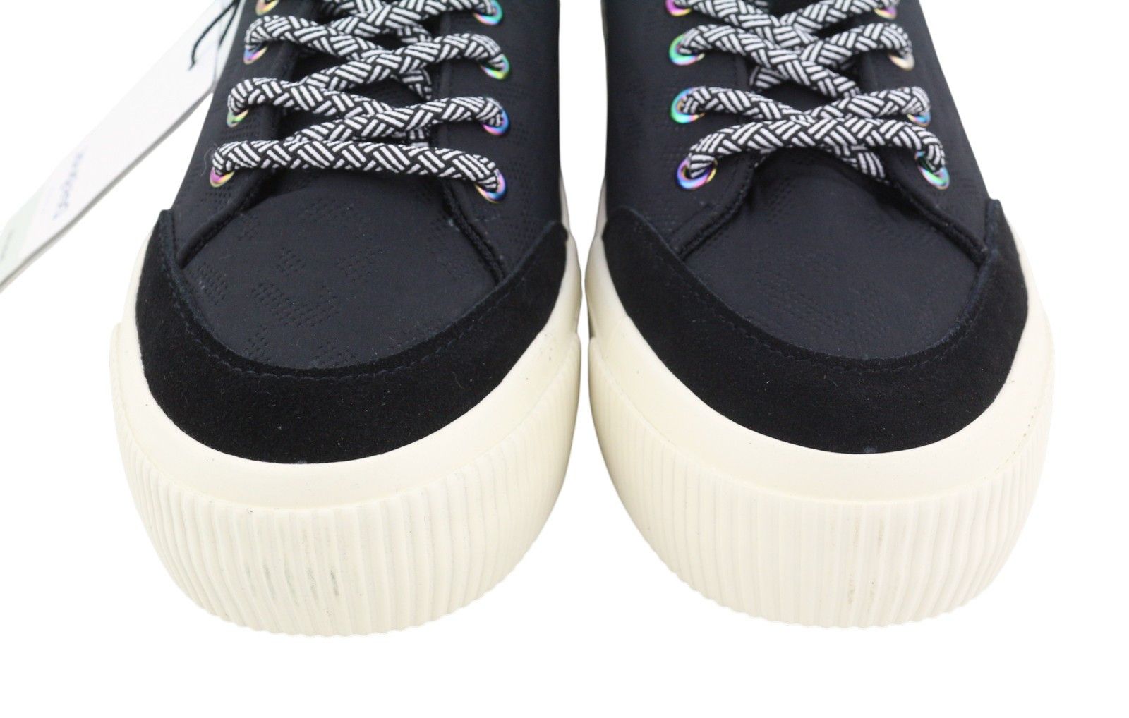 Desigual STREET PADDED EU40 Black Leather Platform Sneakers 88804 Size US 9 / IT 39 - 5 Thumbnail