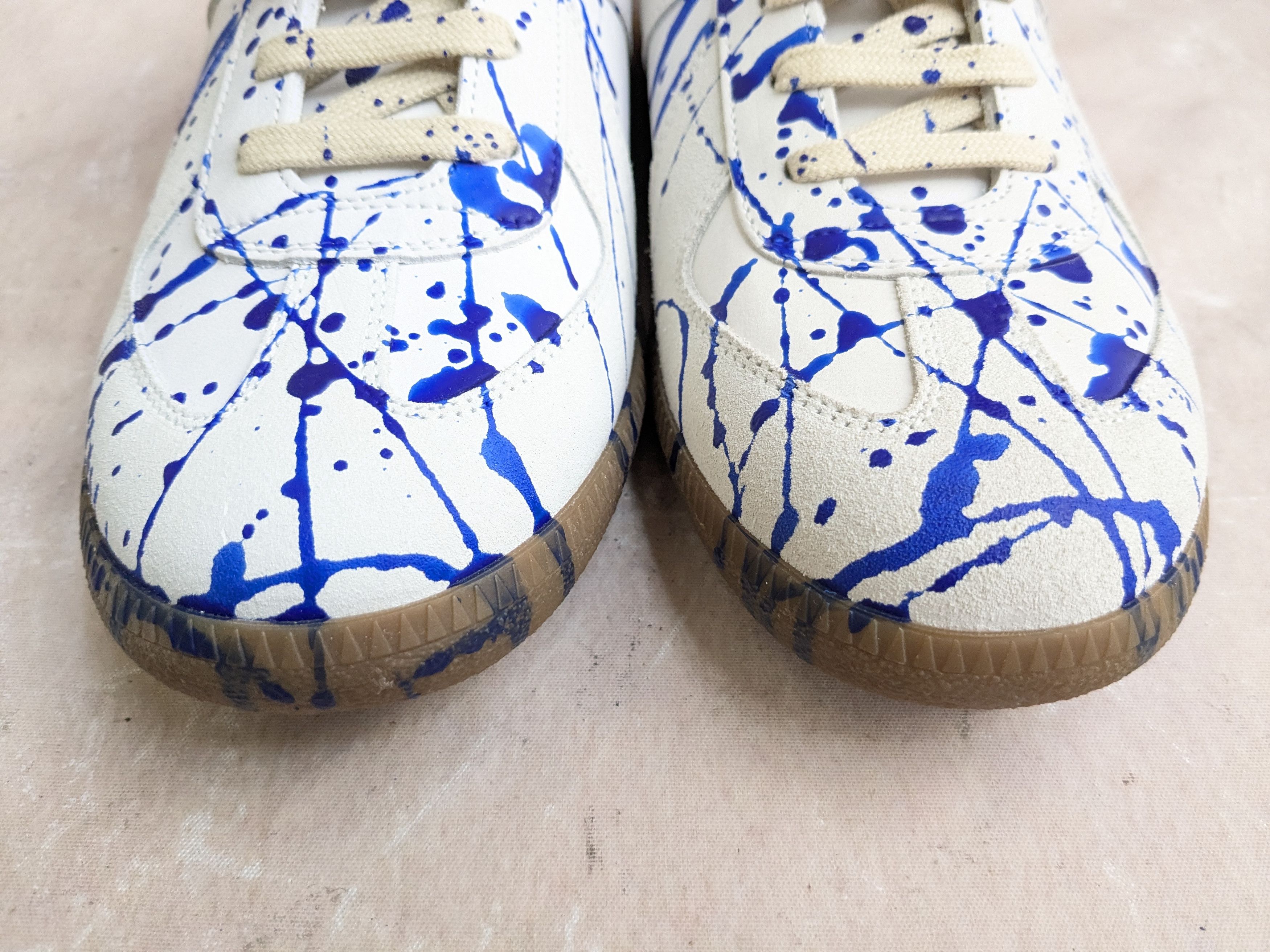 Maison Margiela GAT Replica Paint Splatter Blue 10 43